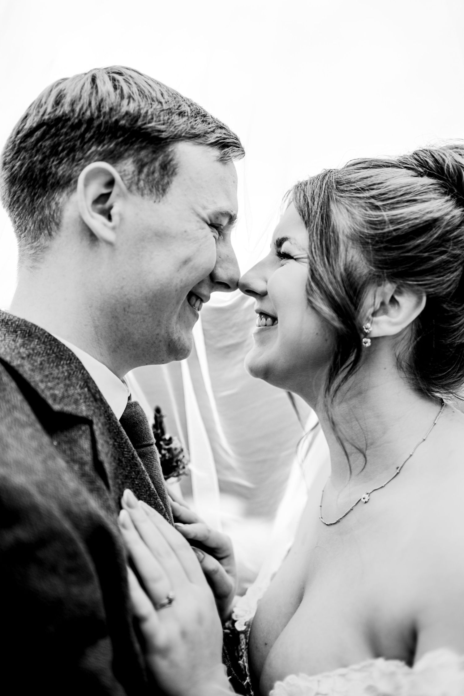 Intimate black and white romantic moments captured in sequence. Loch Ness Country House Hotel Wedding photography