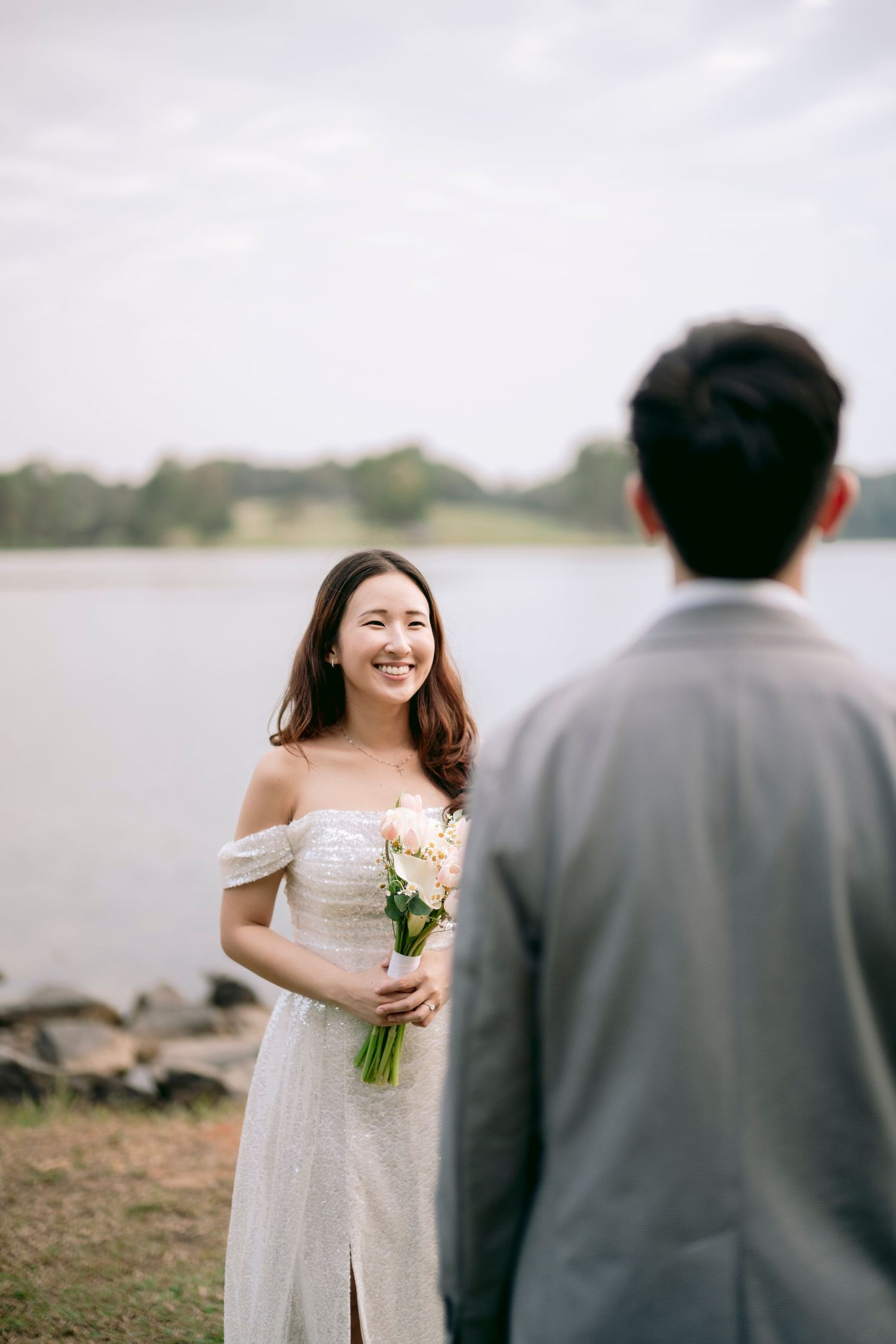 pre-wedding shoot in singapore, Lower Peirce Reservoir pre-wedding photoshoot by singapore wedding photographer and videographer