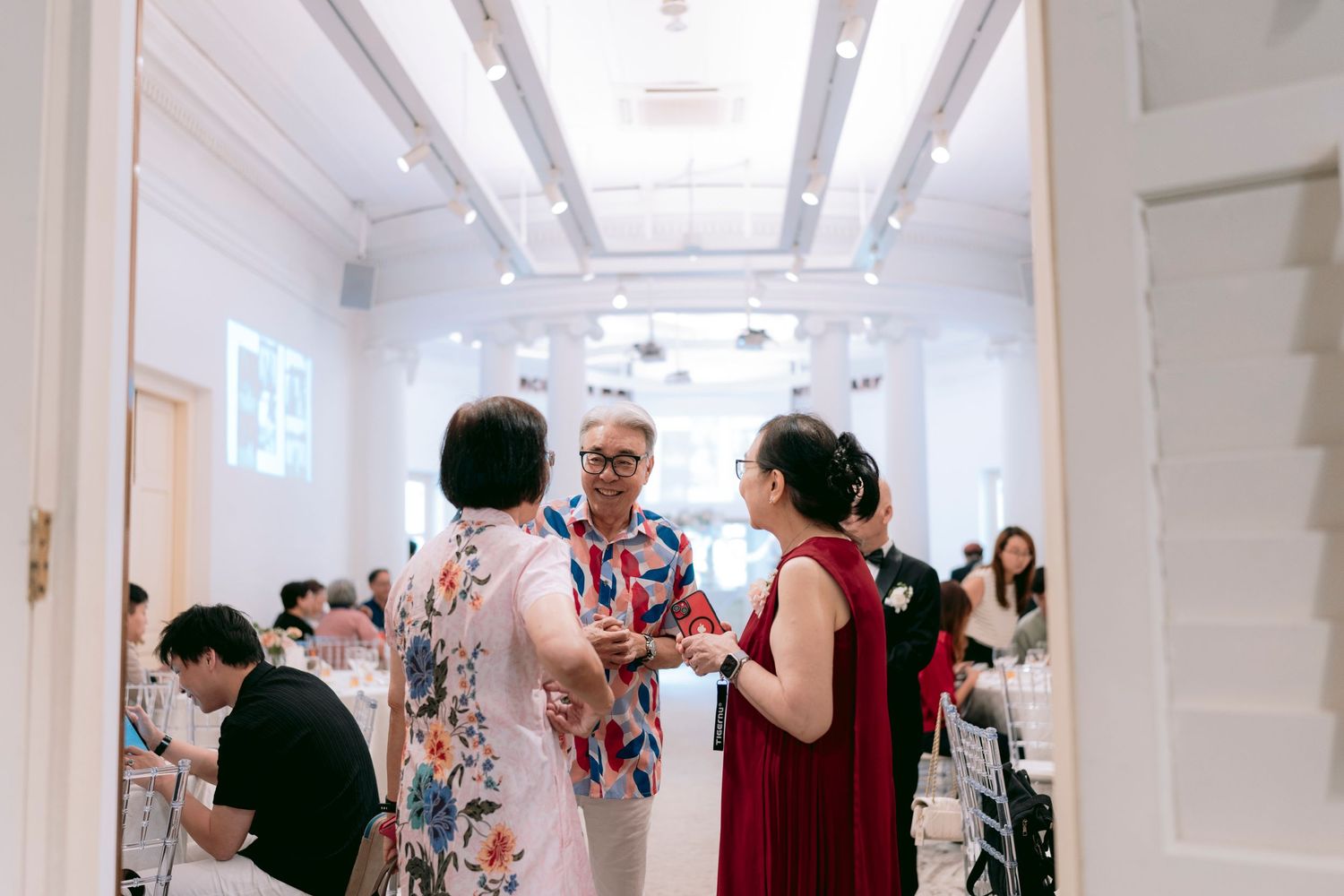 Wedding photo and video taken for Chen Shucheng at Chijmes, alcove wedding by singapore wedding photographer and wedding videographer