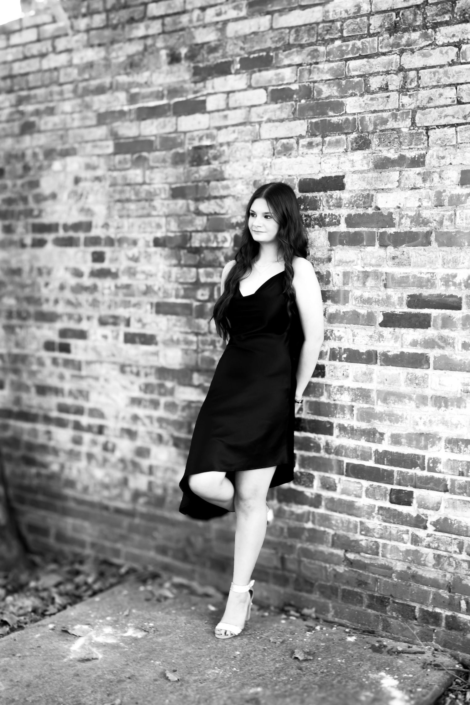 homecoming formal portrait