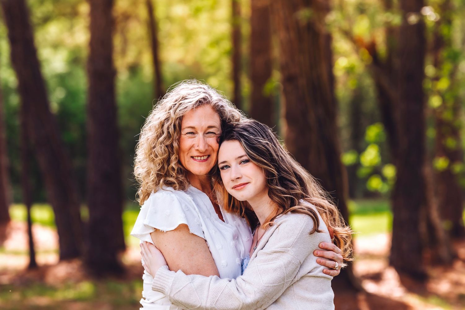 Houston area family photographer capturing candid moments in Pearland TX during golden hour