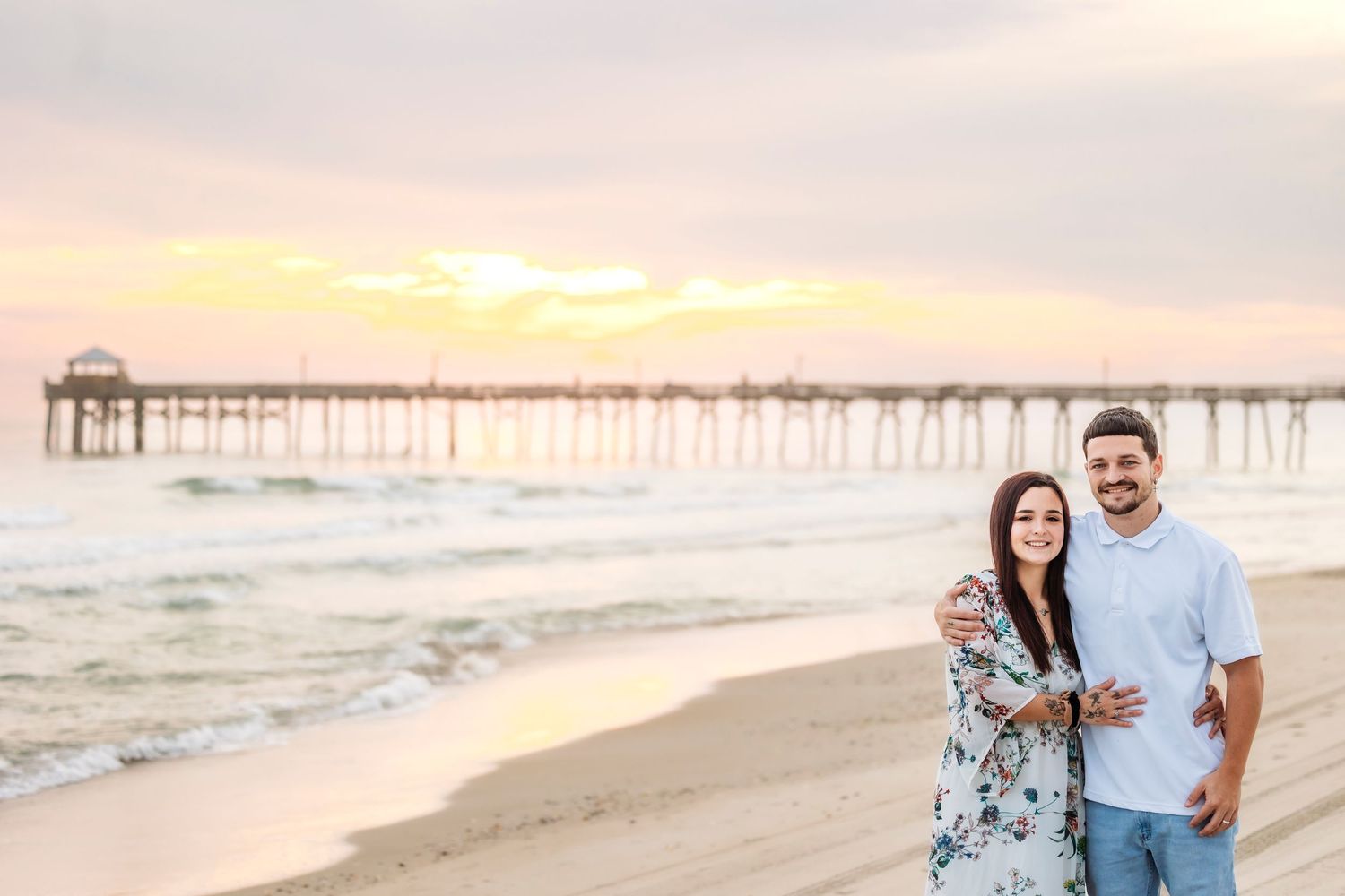 Houston area couples photographer capturing authentic connection during an outdoor session