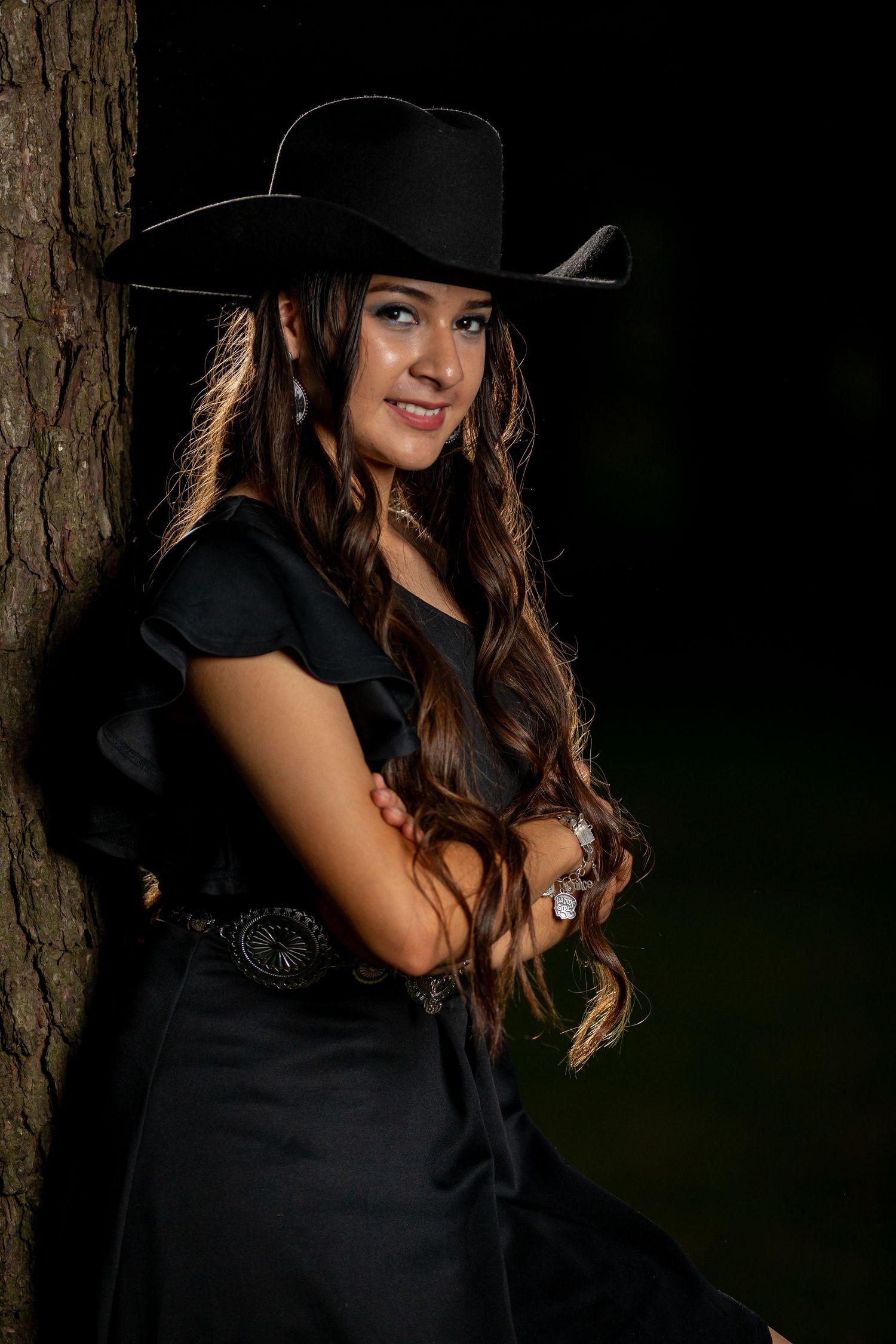Young lady posing