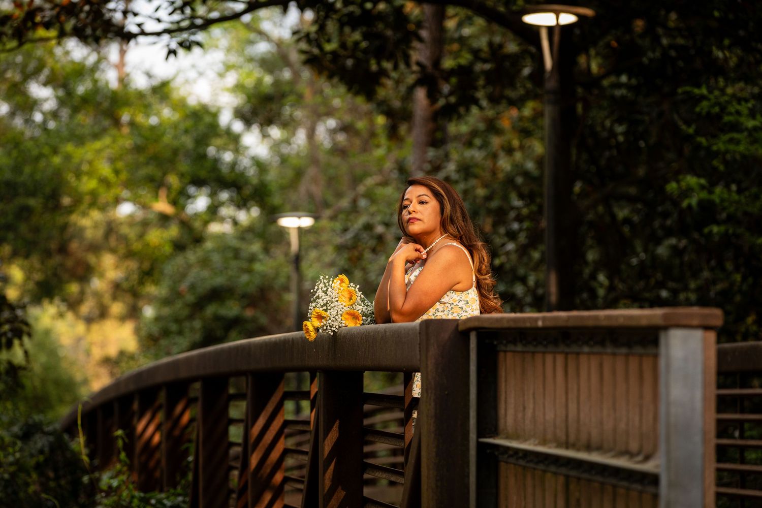 Photo of birthday girl pondering