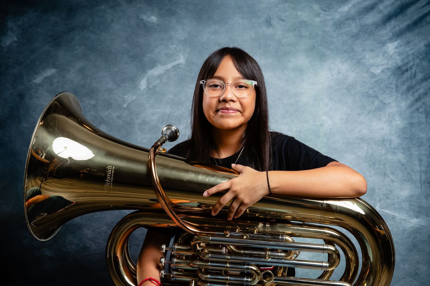Middle school Orchestra student