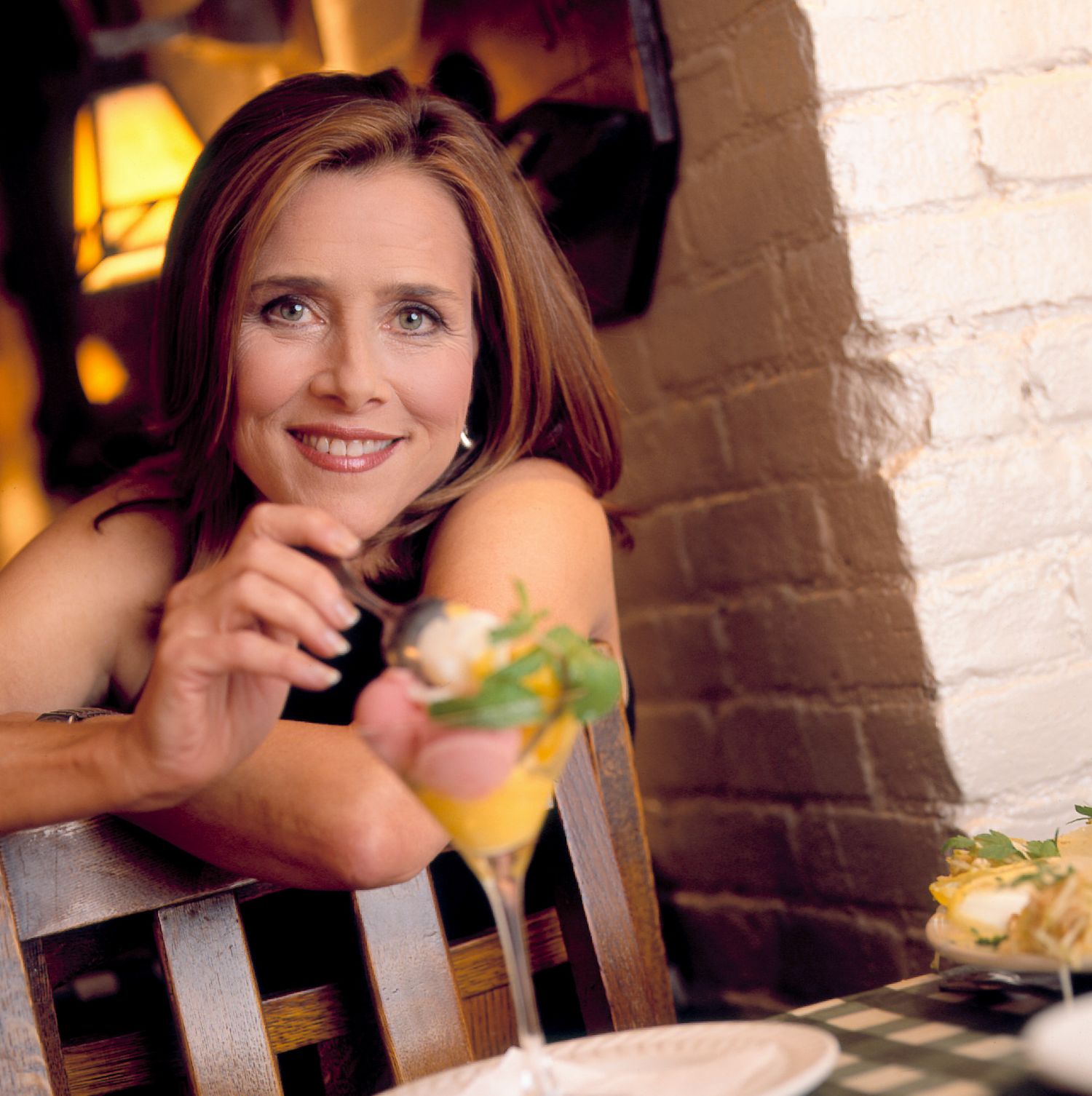 portrait of television personality meredith viera for bon appétit magazine