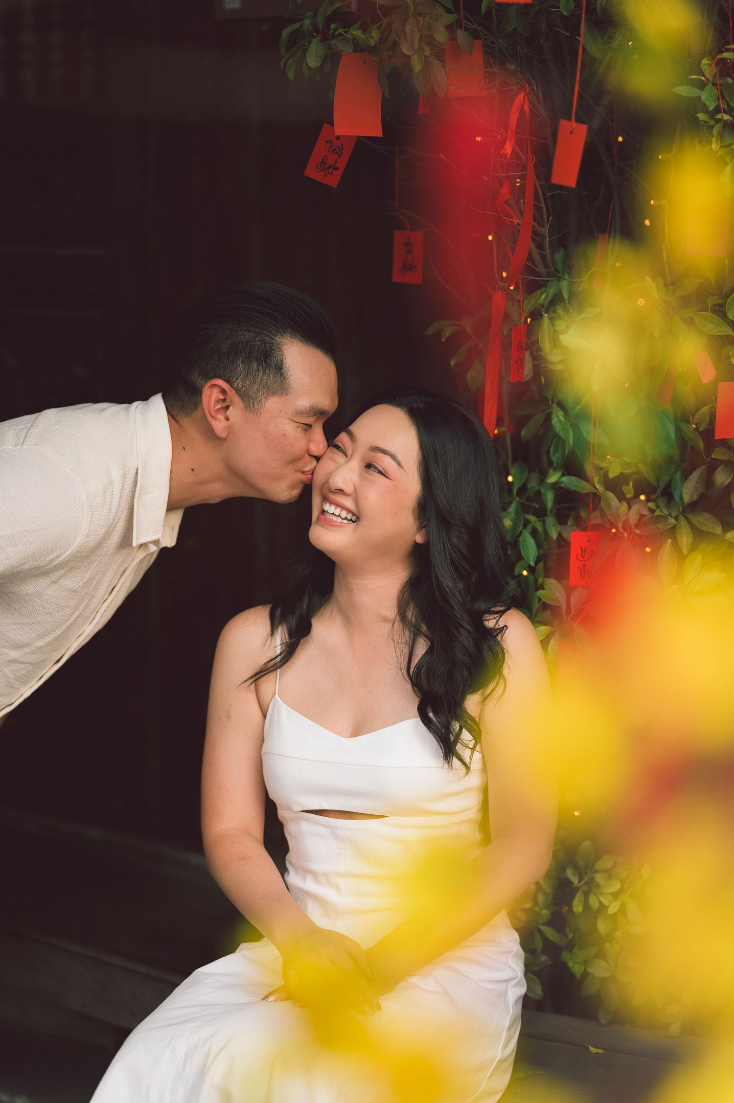 Lunar New Year couple photo session by Anastasia Sokyrka | Portrait photographer based in Saigon, Vietnam