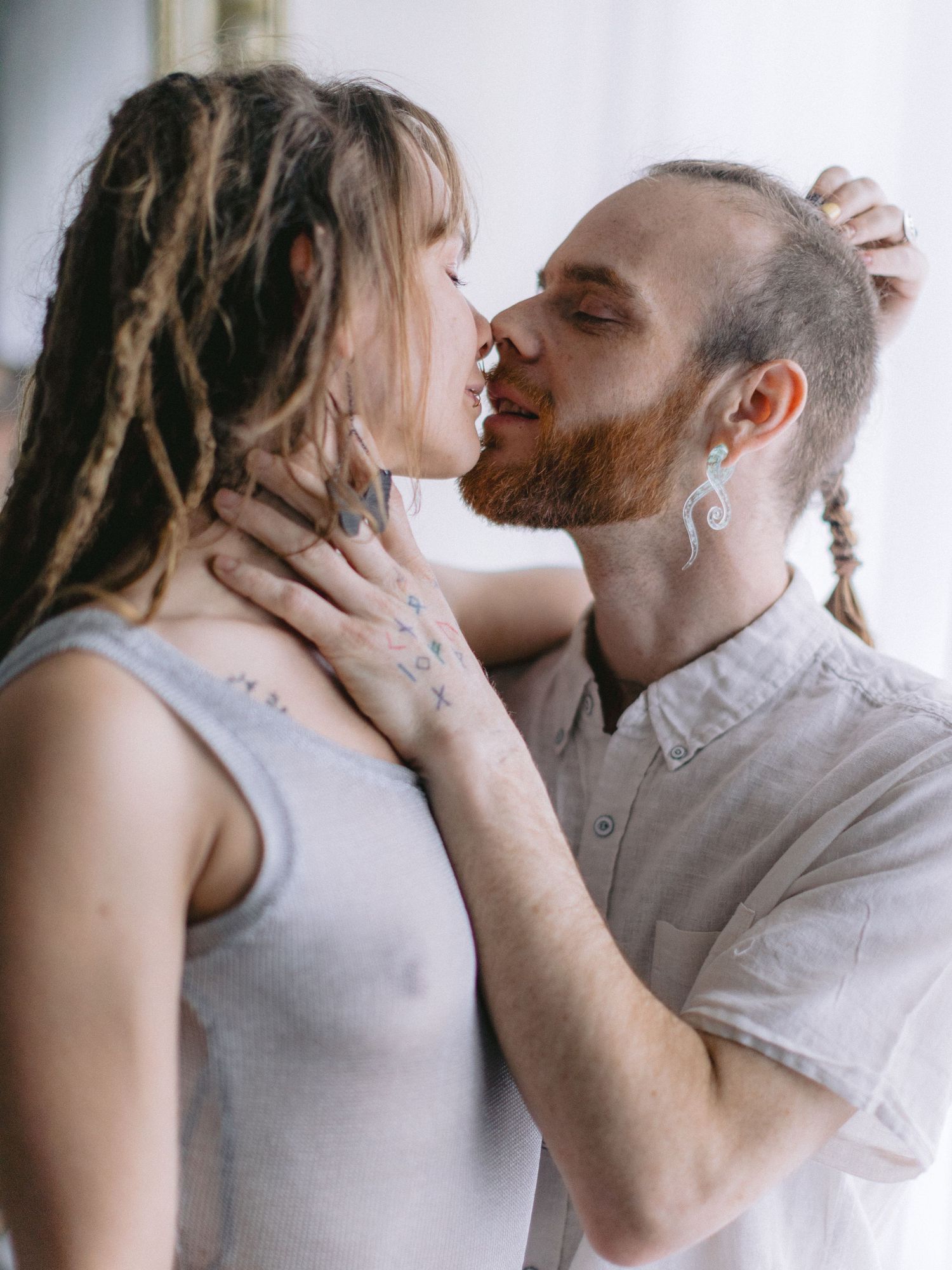 couple boudoir in new hope studio