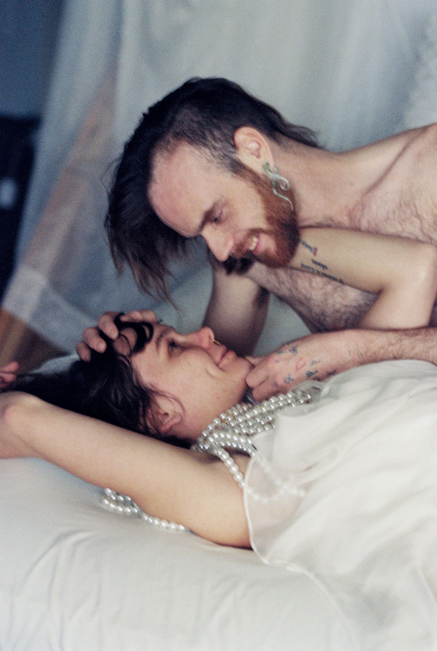 couple boudoir in new hope studio