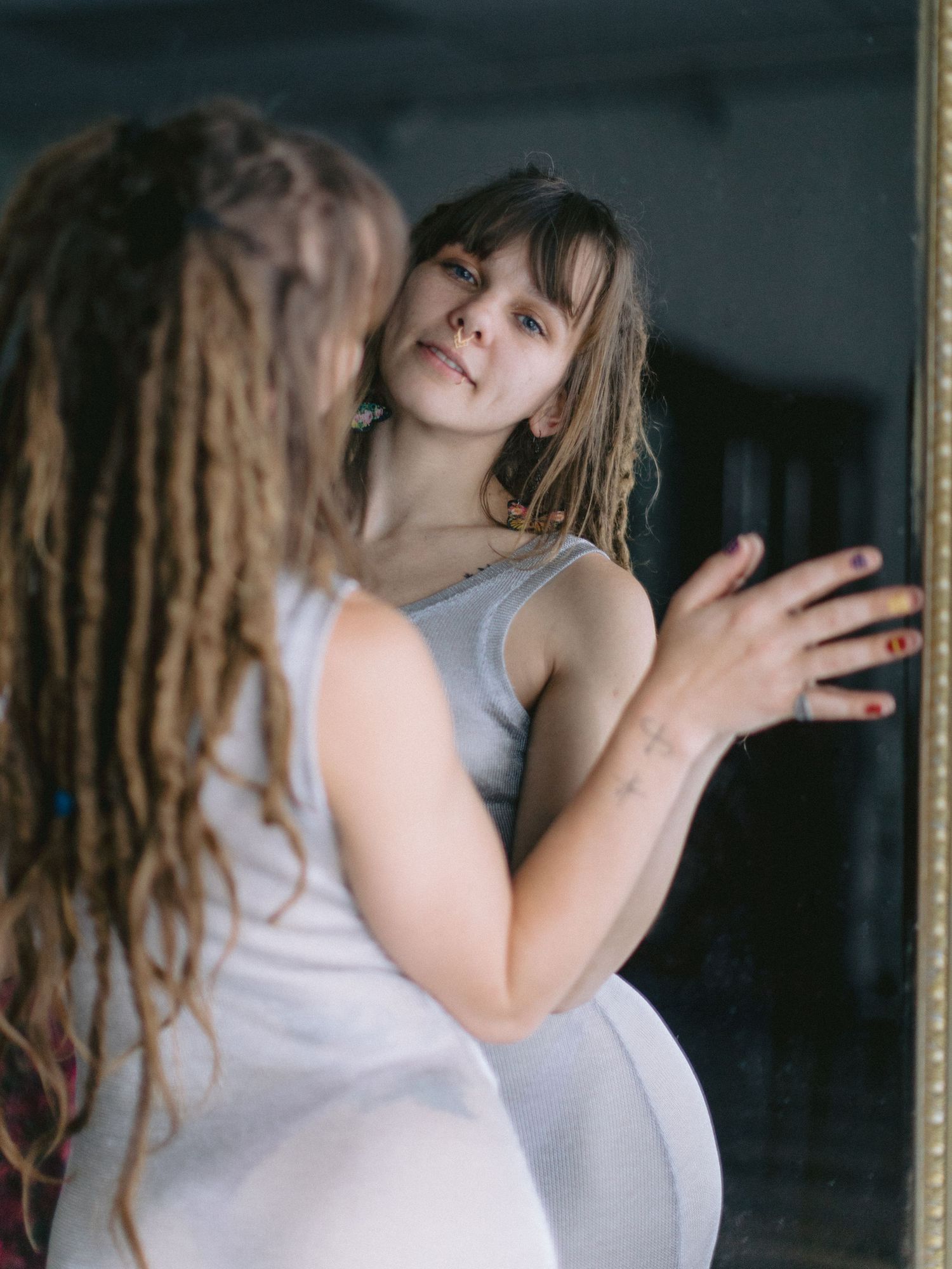 female boudoir in new hope studio
