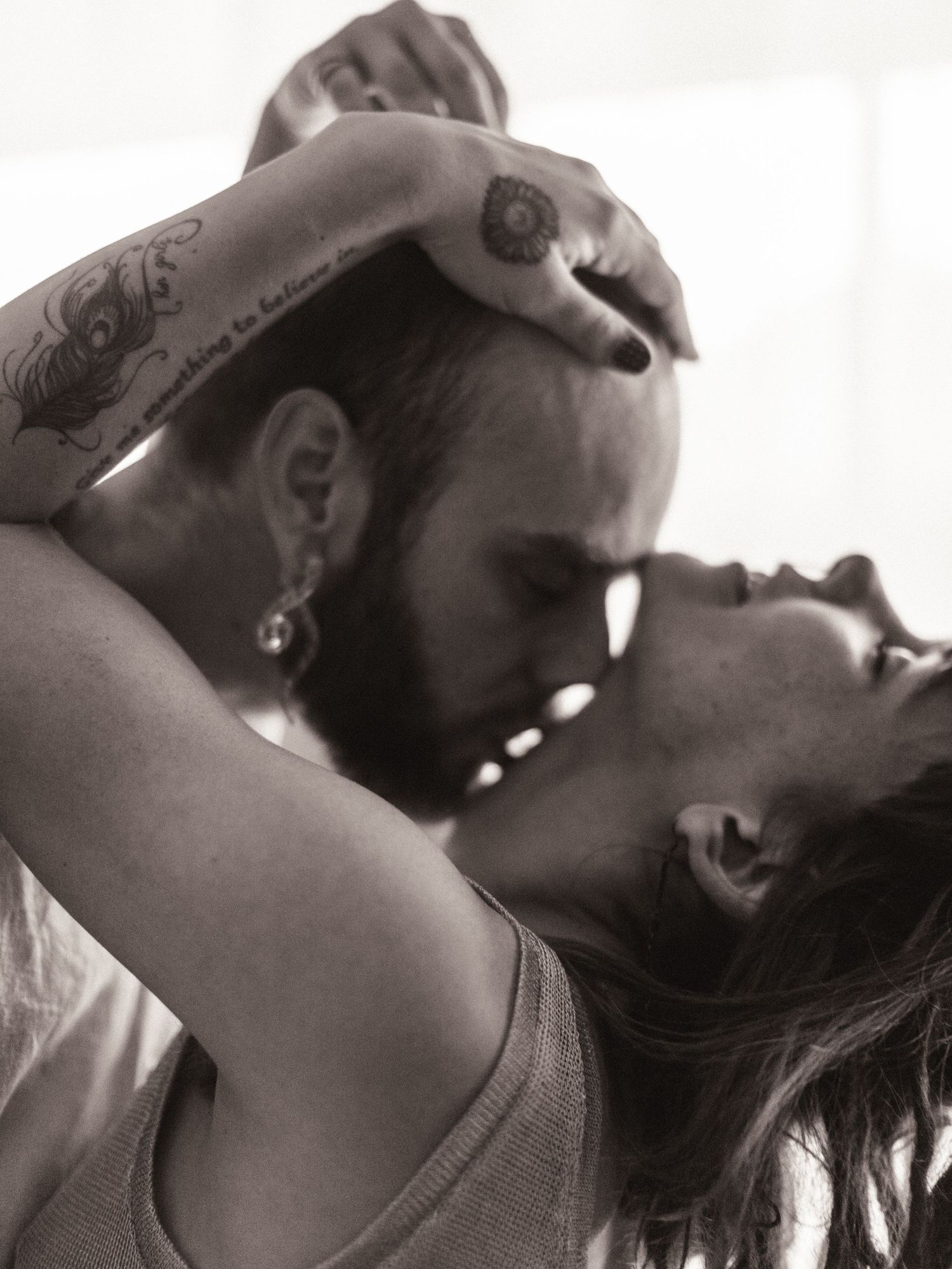 couple boudoir in new hope studio
