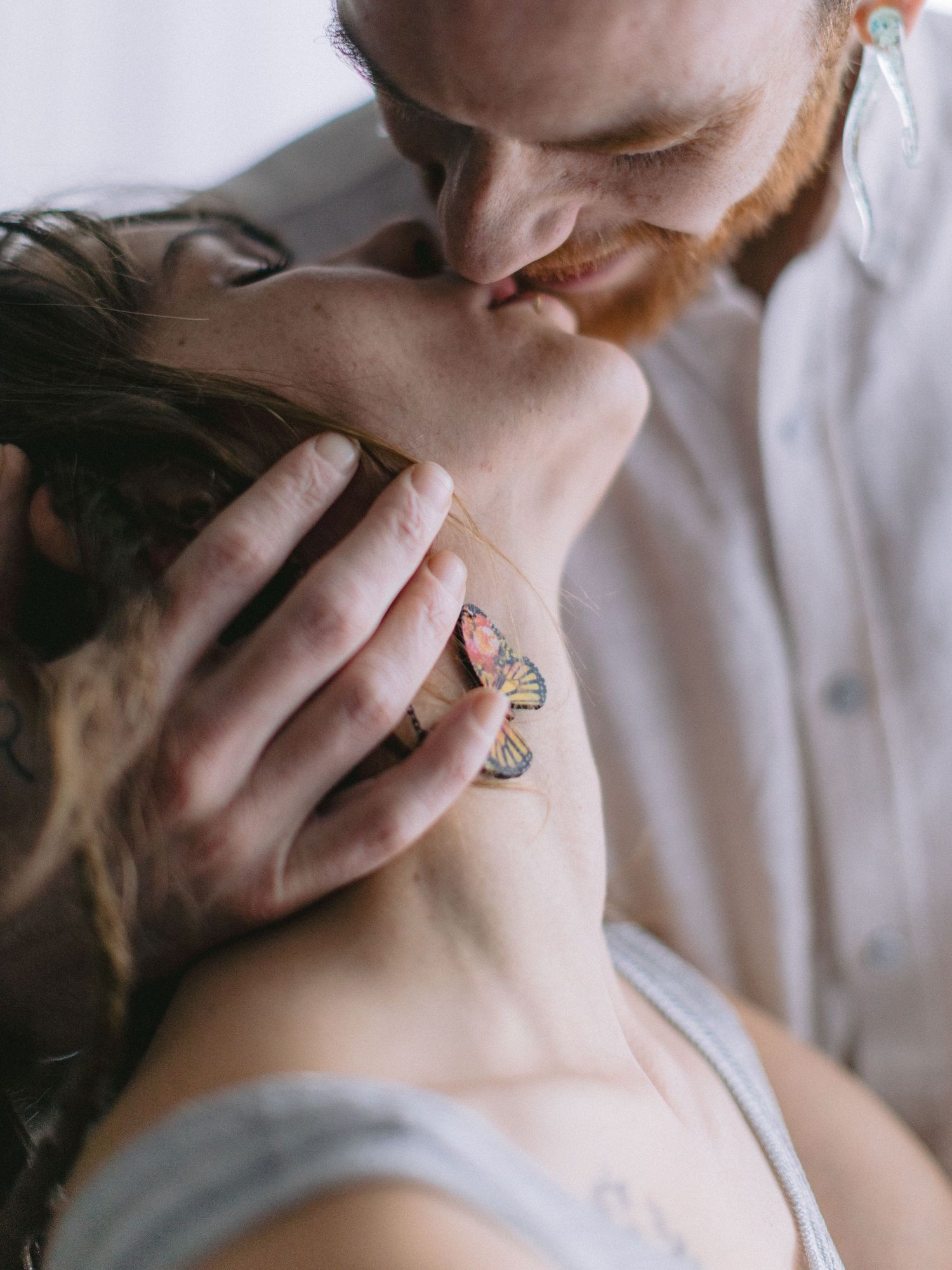 couple boudoir in new hope studio
