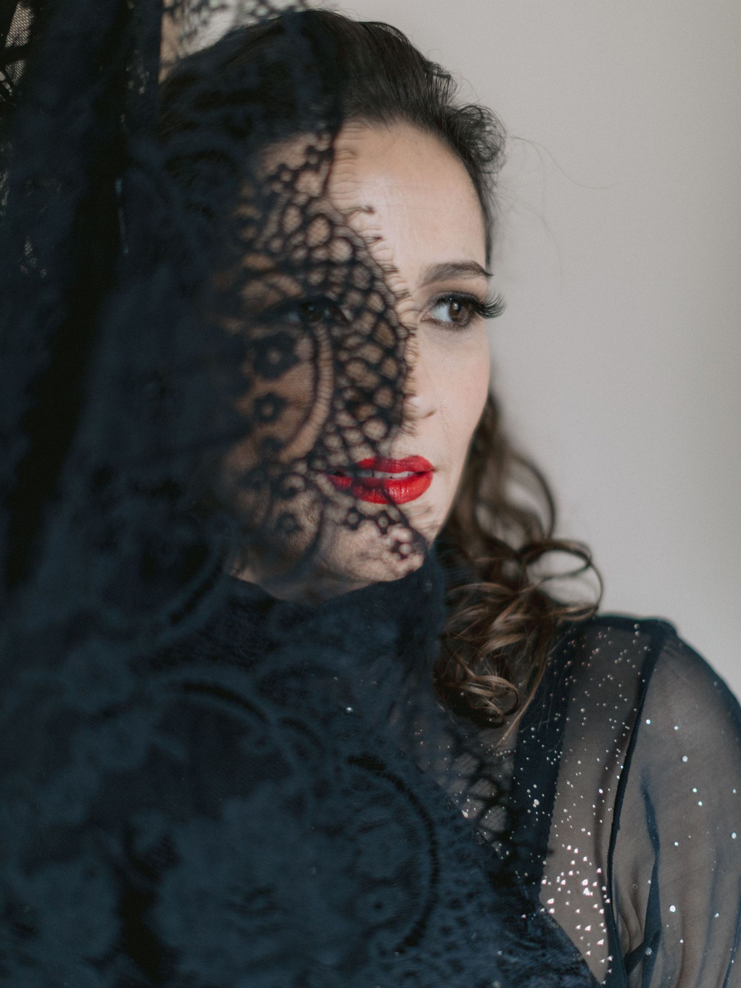 Boudoir in studio