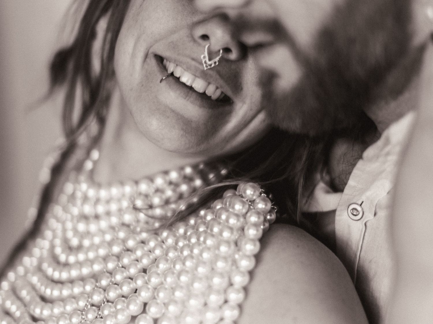 couple boudoir in new hope studio