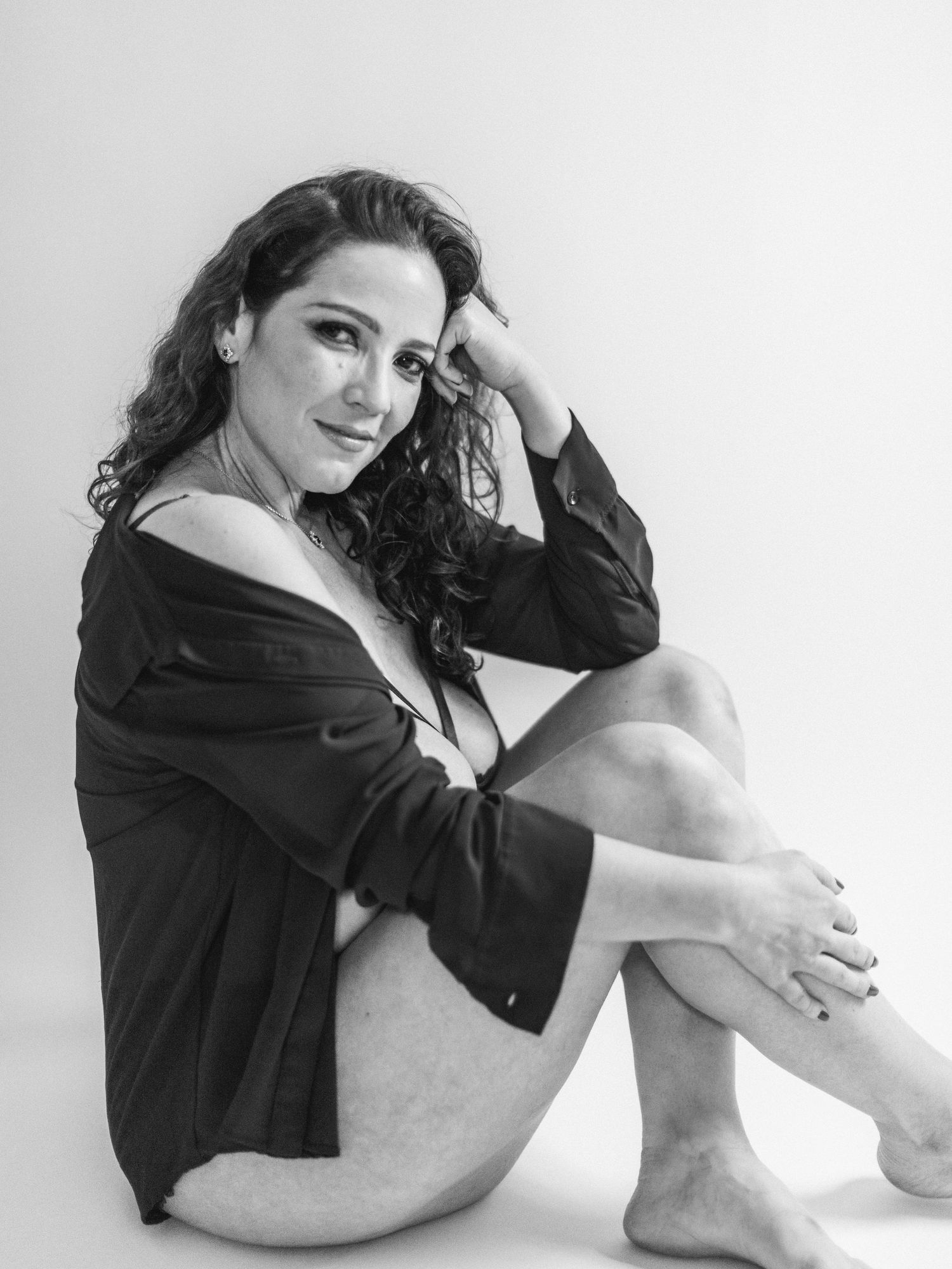 Boudoir in studio