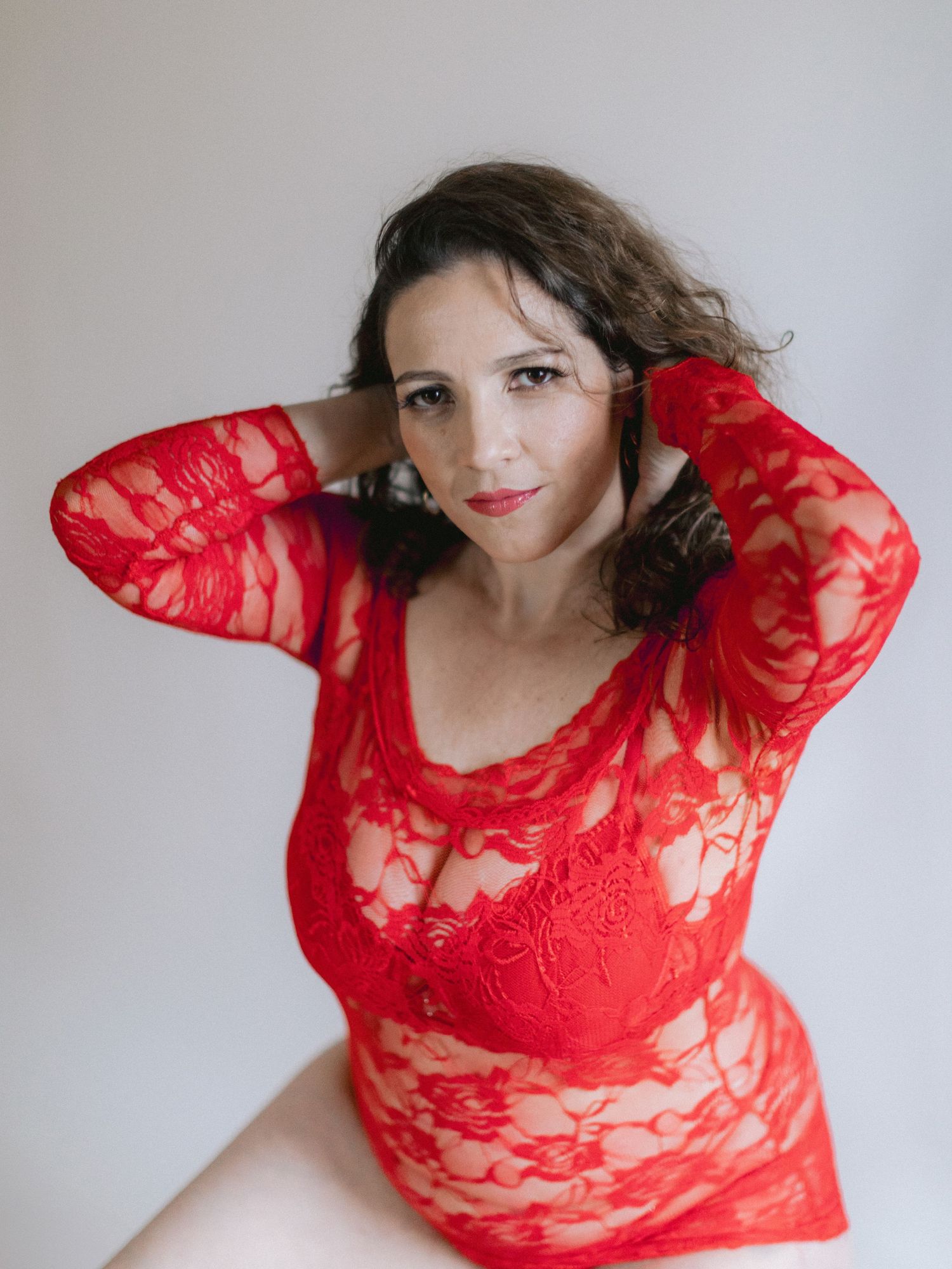 Boudoir in studio
