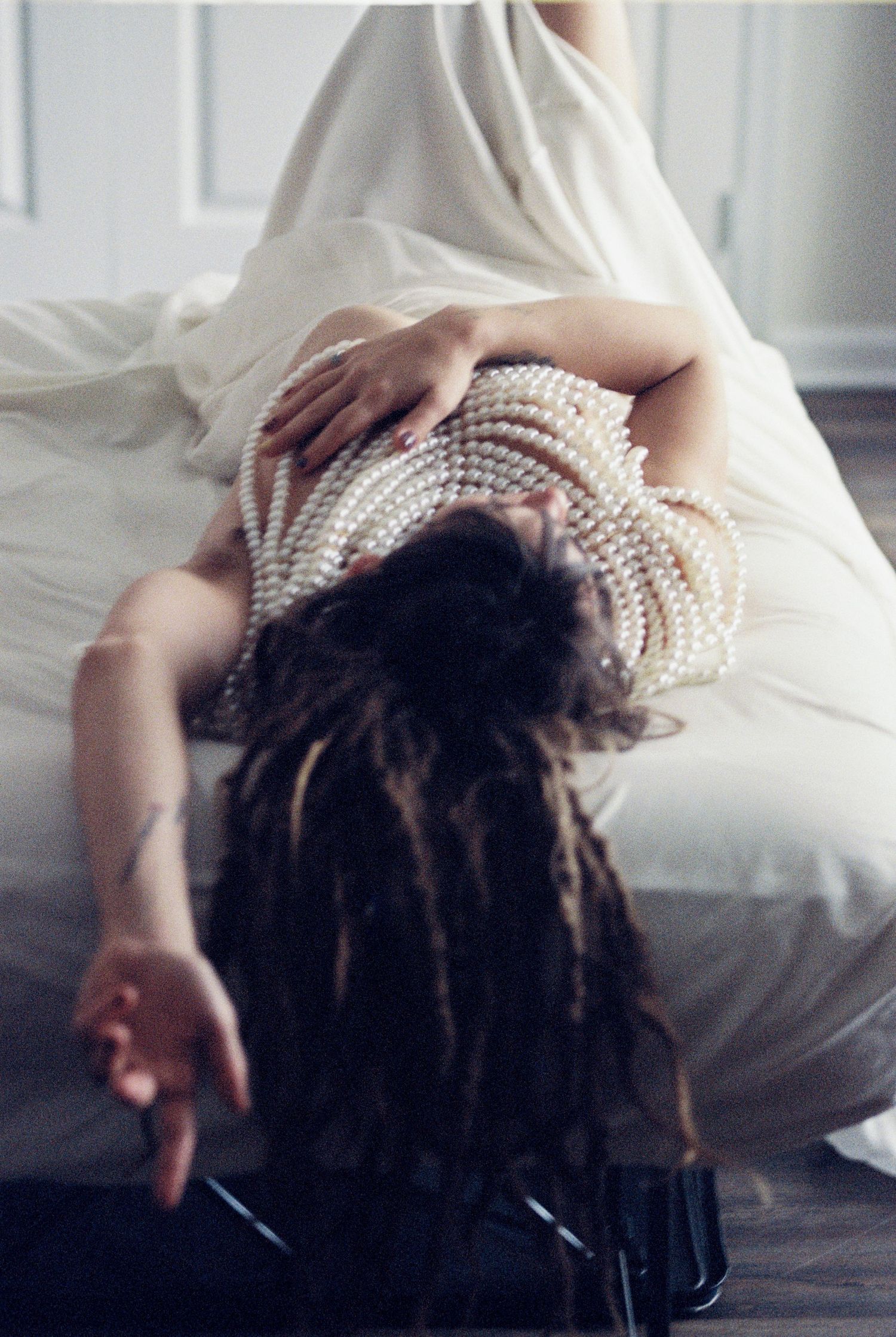 female boudoir in new hope studio