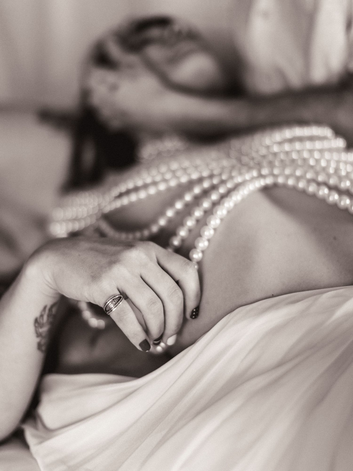 couple boudoir in new hope studio