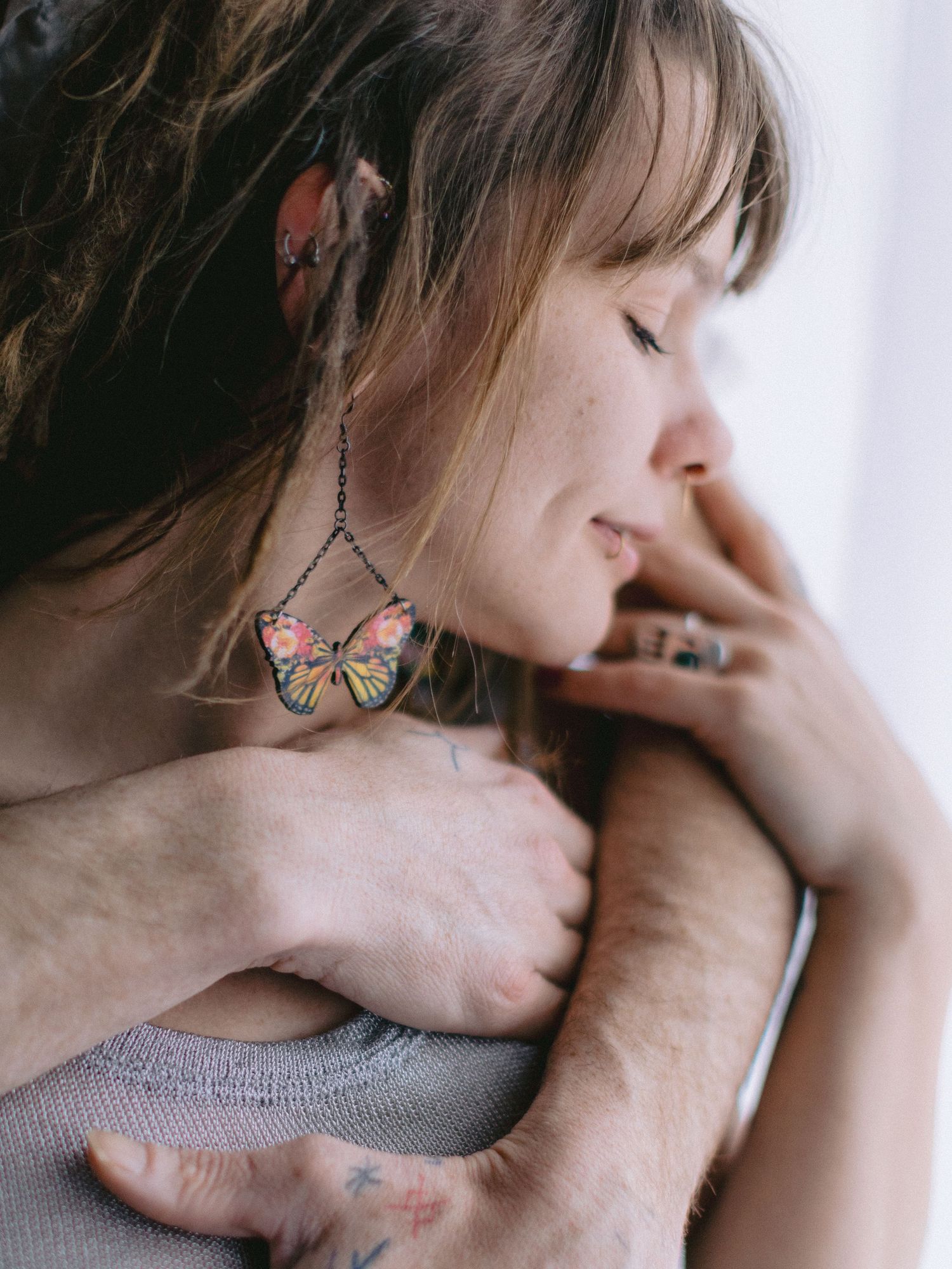 couple boudoir in new hope studio