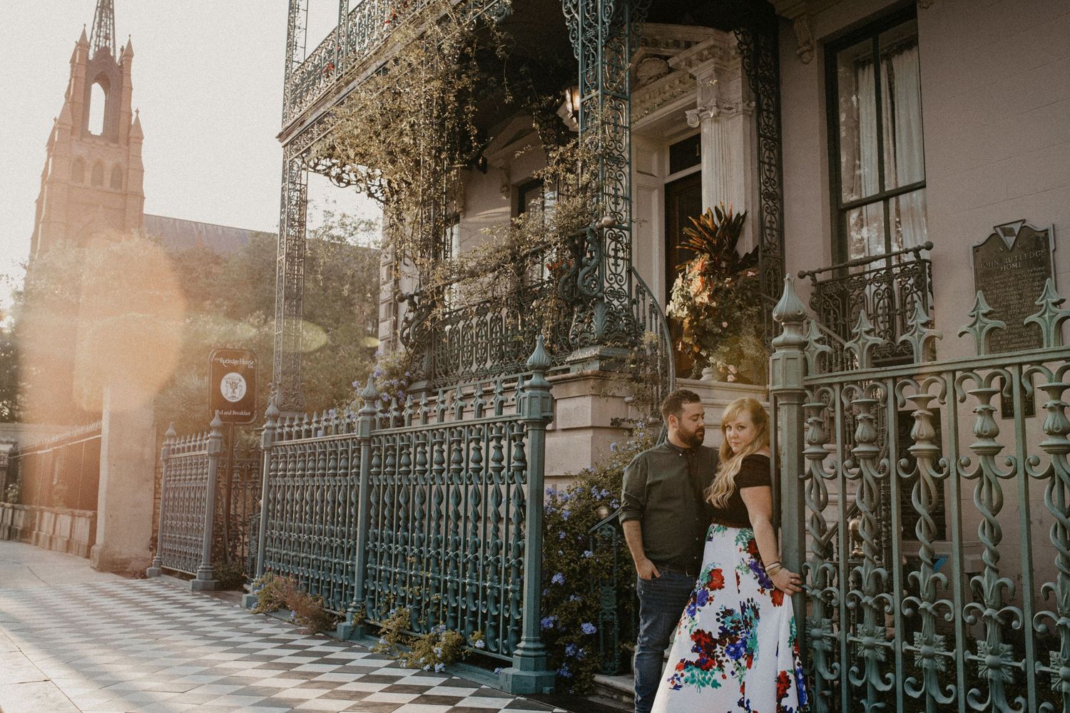 Charleston couple engagement