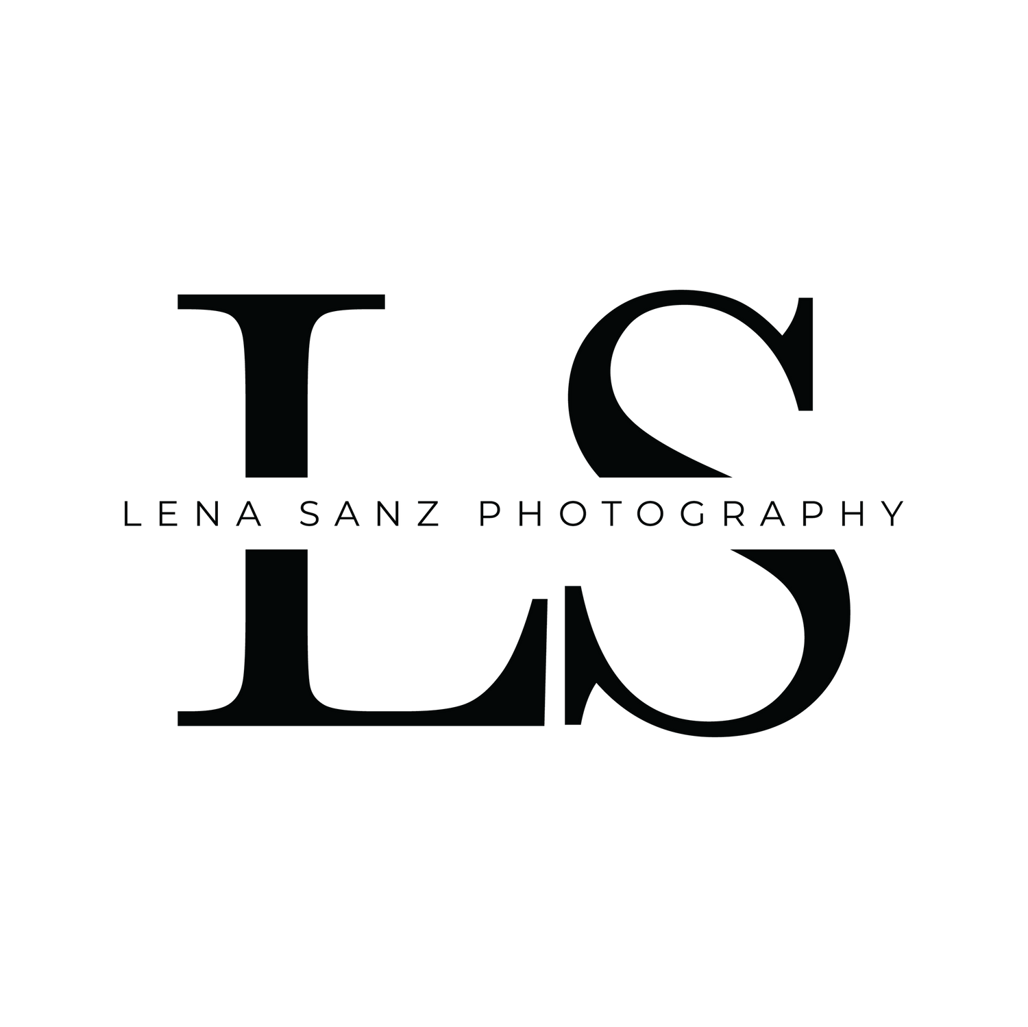 Minimalist black text logo with simple LS initials in serif font.
