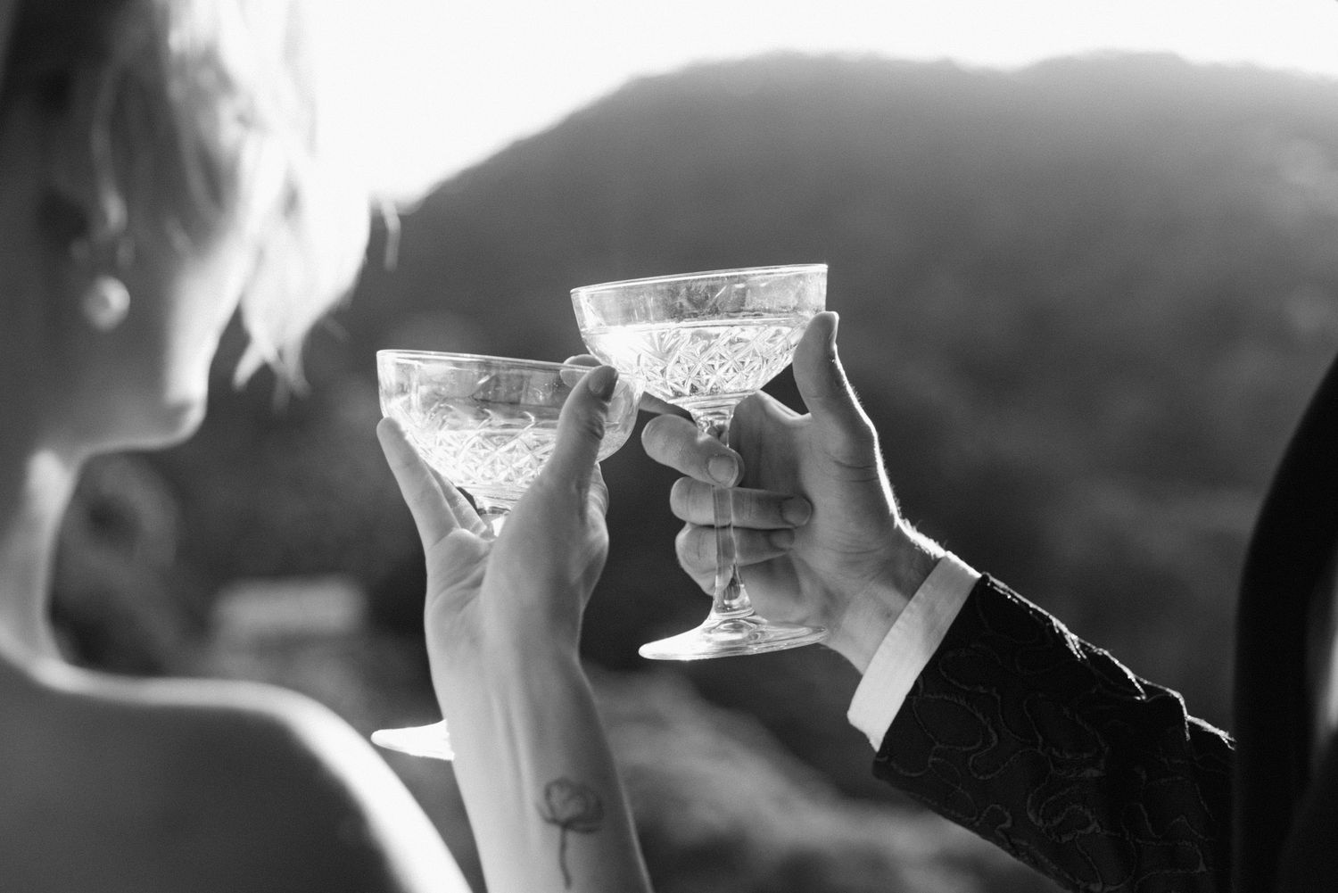 Black and white artistic photo series showing silhouettes and shadows.