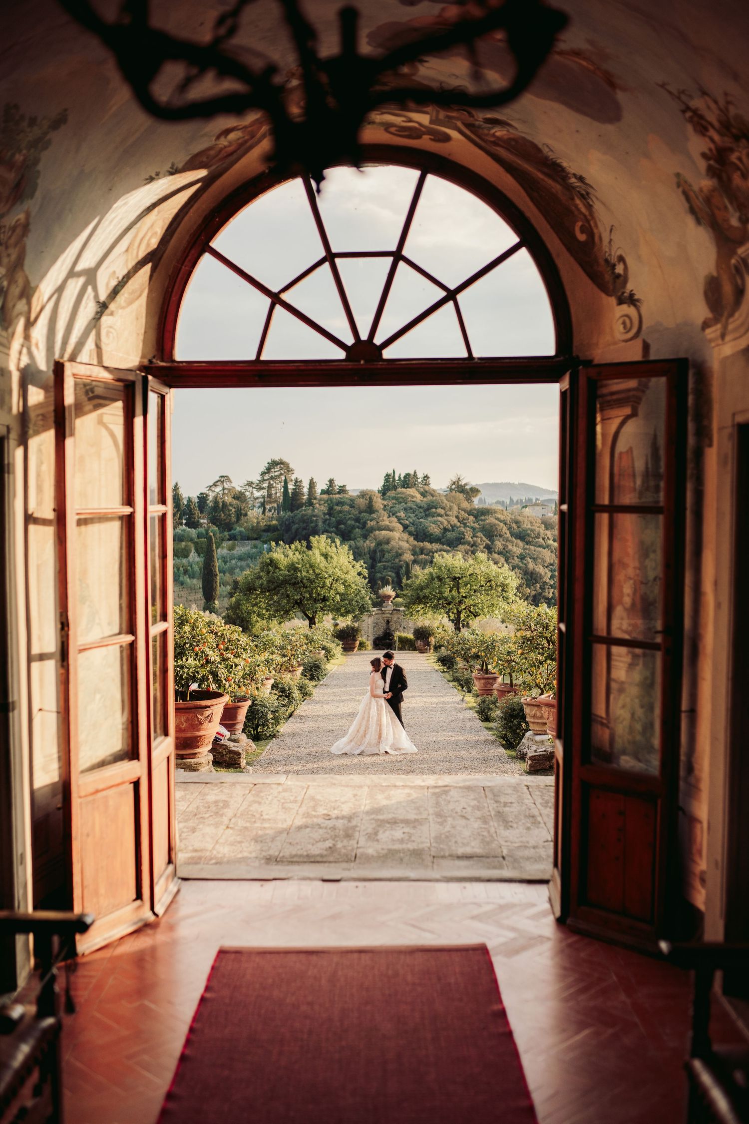 villa medicea di lilliano which was the back drop for this couples wedding, Florence Tuscany Italy wedding destination wedding