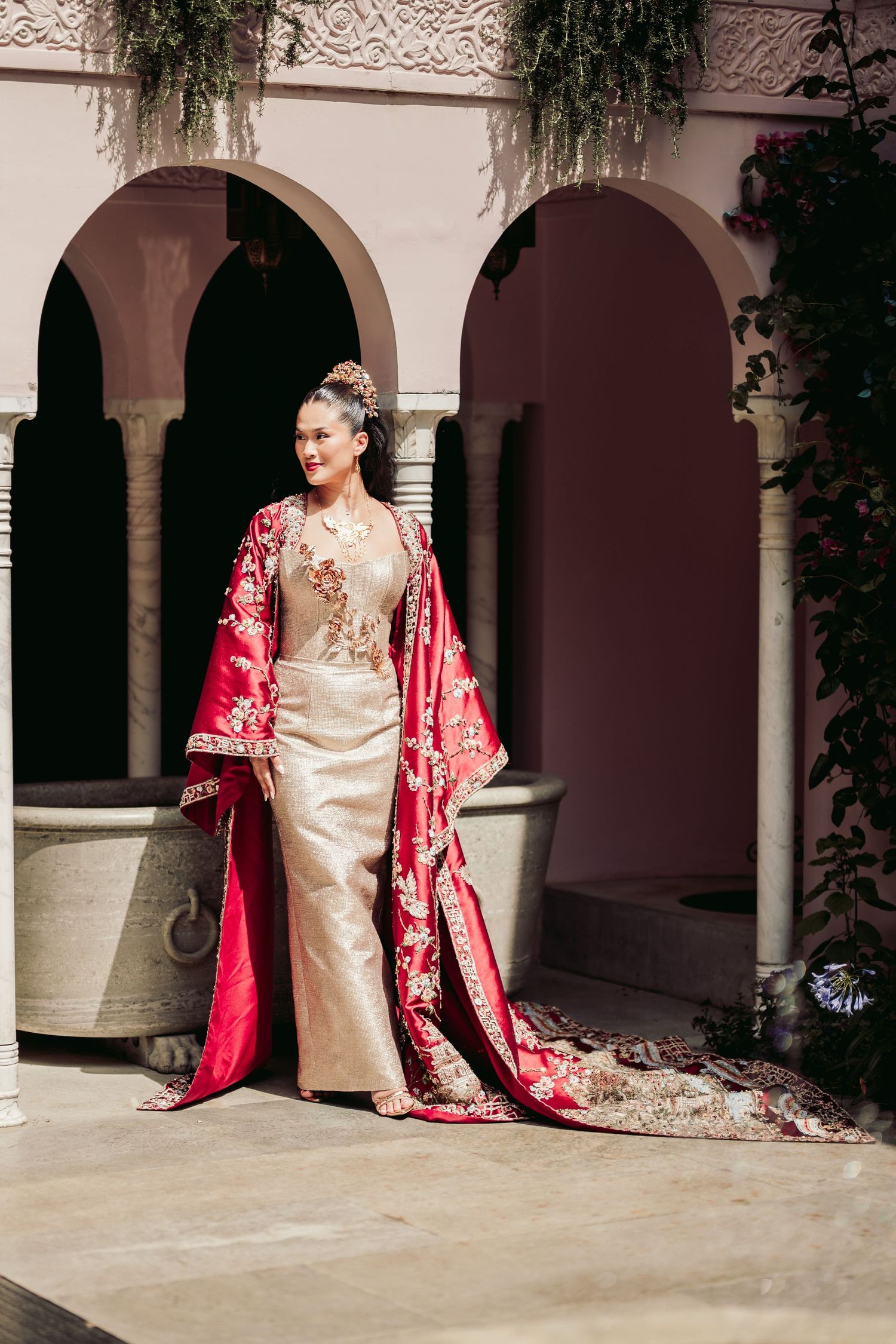 Port Lympne Wedding Photographer capturing romantic moments amidst the stunning wildlife and scenic beauty of Port Lympne Wild Animal Park