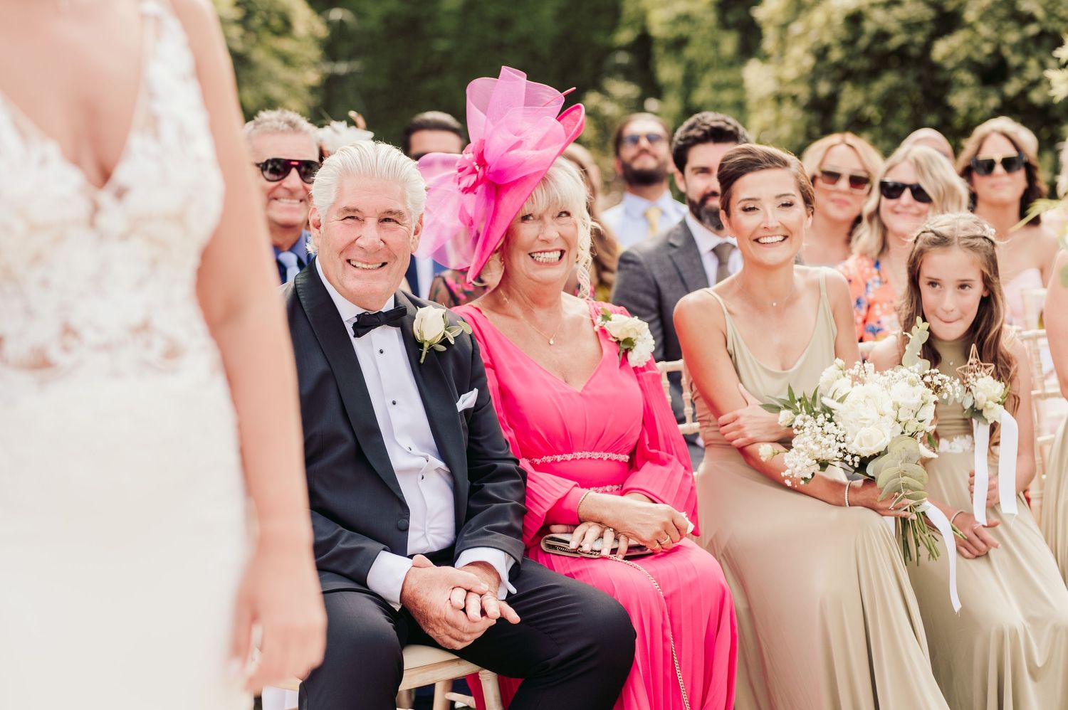 Beautiful wedding at Gaynes Park, Essex, featuring rustic barns, stunning gardens, and romantic outdoor photography in a picturesque setting