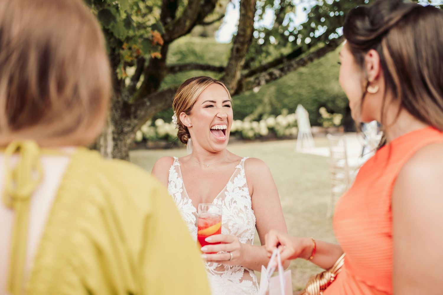 Beautiful wedding at Gaynes Park, Essex, featuring rustic barns, stunning gardens, and romantic outdoor photography in a picturesque setting