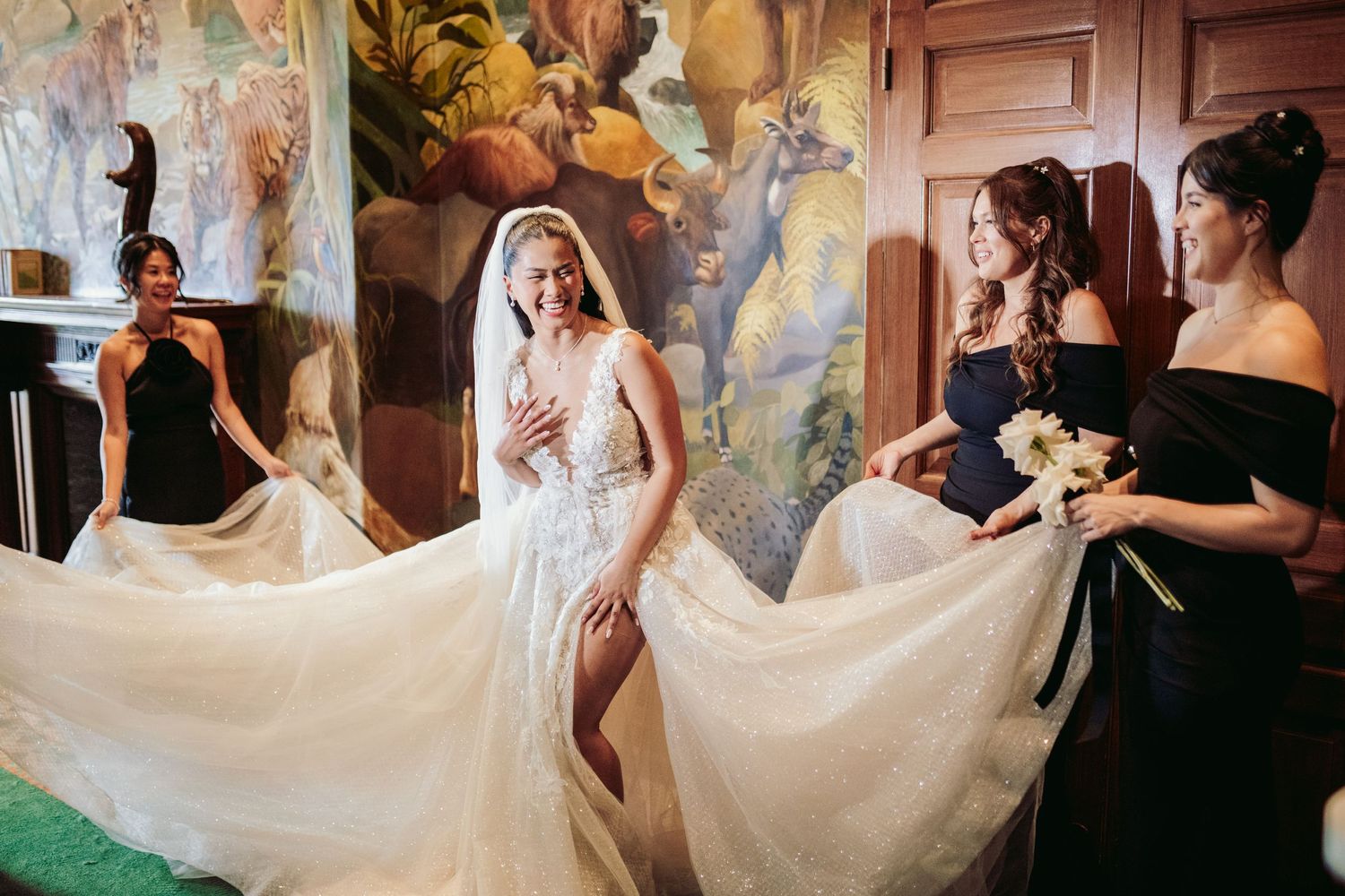 Port Lympne Wedding Photographer capturing romantic moments amidst the stunning wildlife and scenic beauty of Port Lympne Wild Animal Park