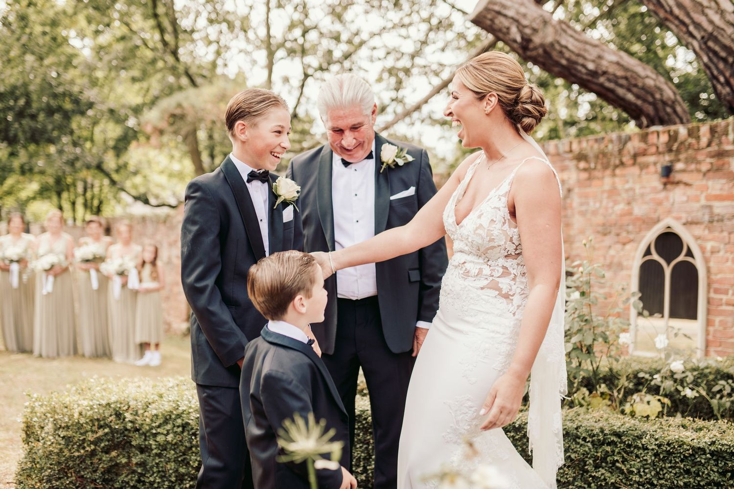 Beautiful wedding at Gaynes Park, Essex, featuring rustic barns, stunning gardens, and romantic outdoor photography in a picturesque setting