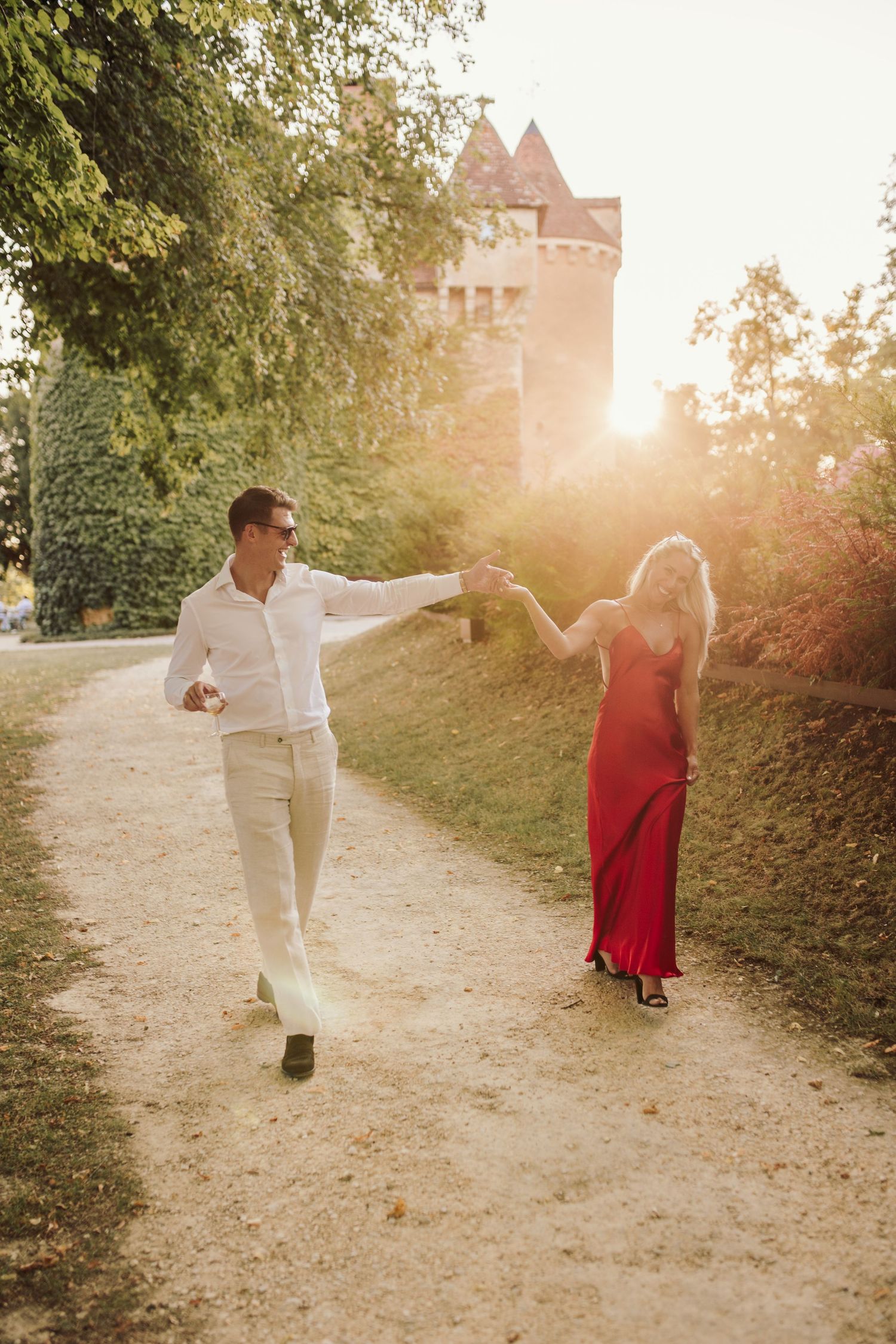 château de cazenac wedding venue in the heart of the Dordogne Valley, south-west France, which was the back drop for this couples wedding