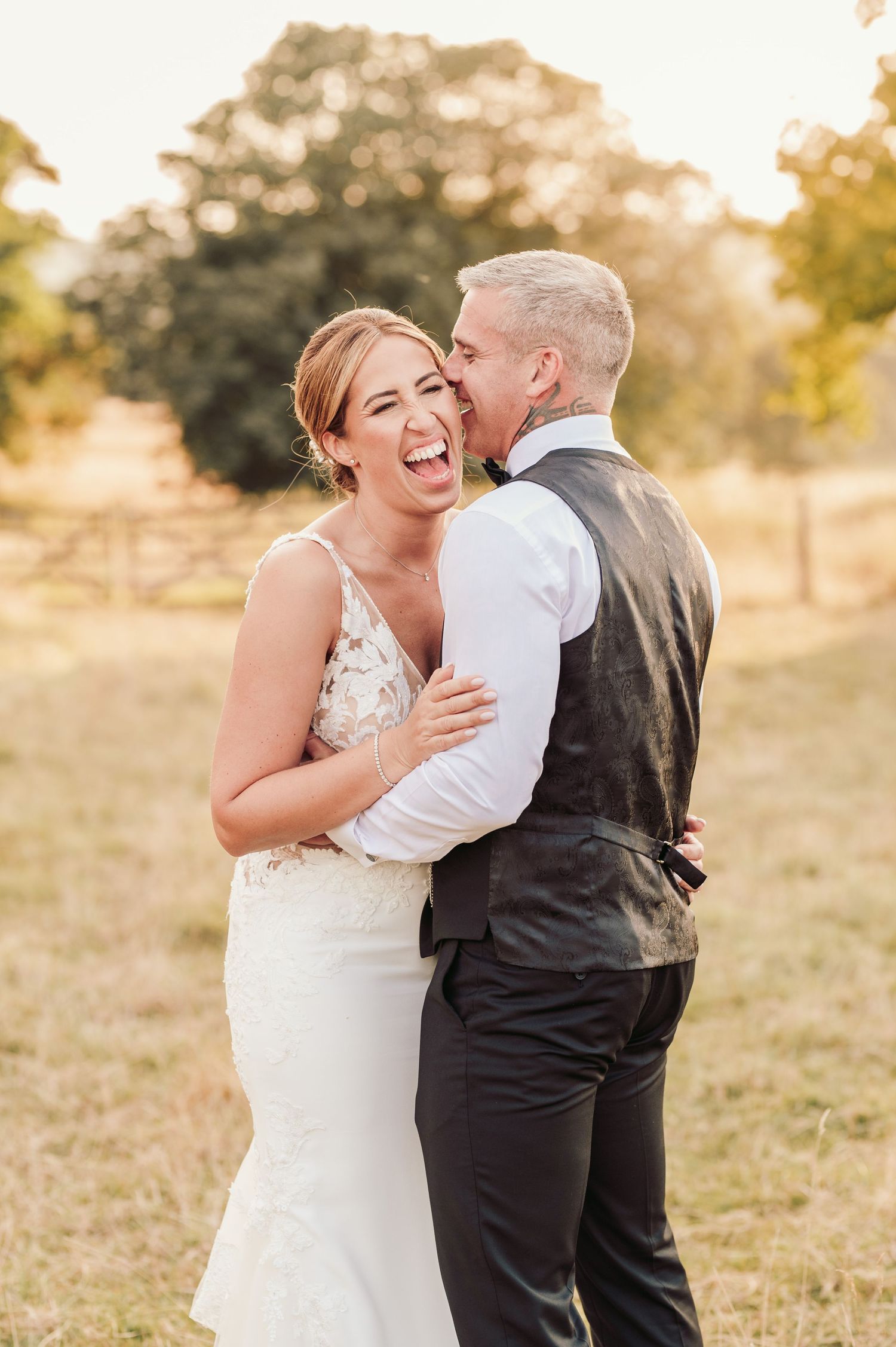 Beautiful wedding at Gaynes Park, Essex, featuring rustic barns, stunning gardens, and romantic outdoor photography in a picturesque setting