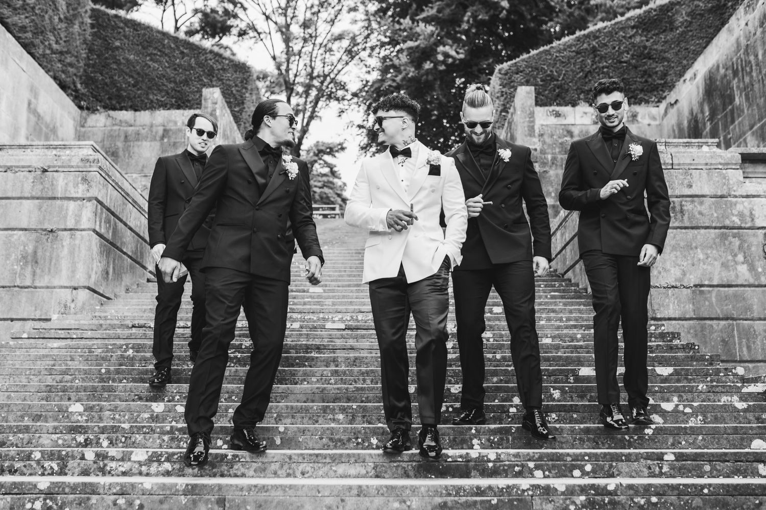 Port Lympne Wedding Photographer capturing romantic moments amidst the stunning wildlife and scenic beauty of Port Lympne Wild Animal Park