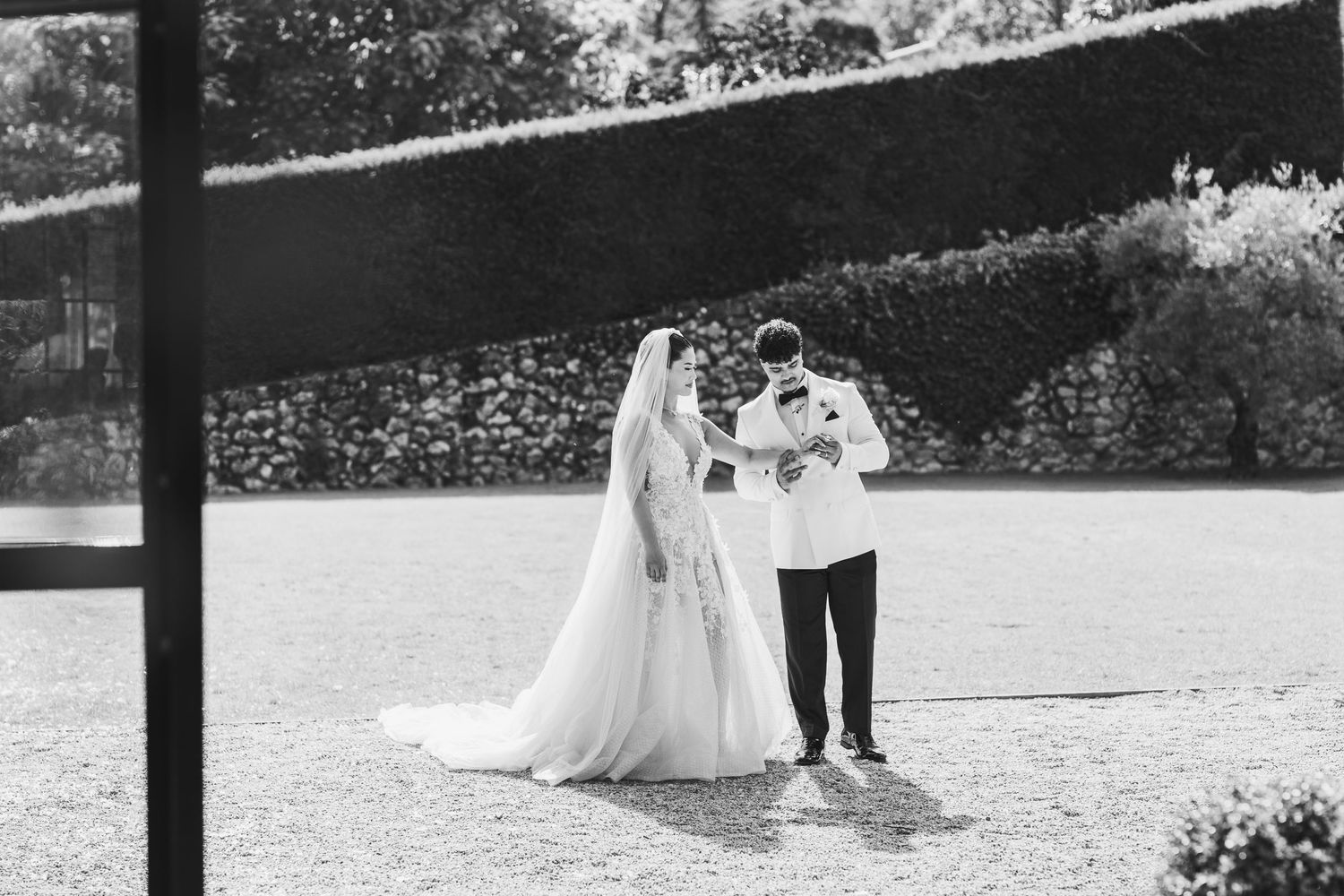 Port Lympne Wedding Photographer capturing romantic moments amidst the stunning wildlife and scenic beauty of Port Lympne Wild Animal Park