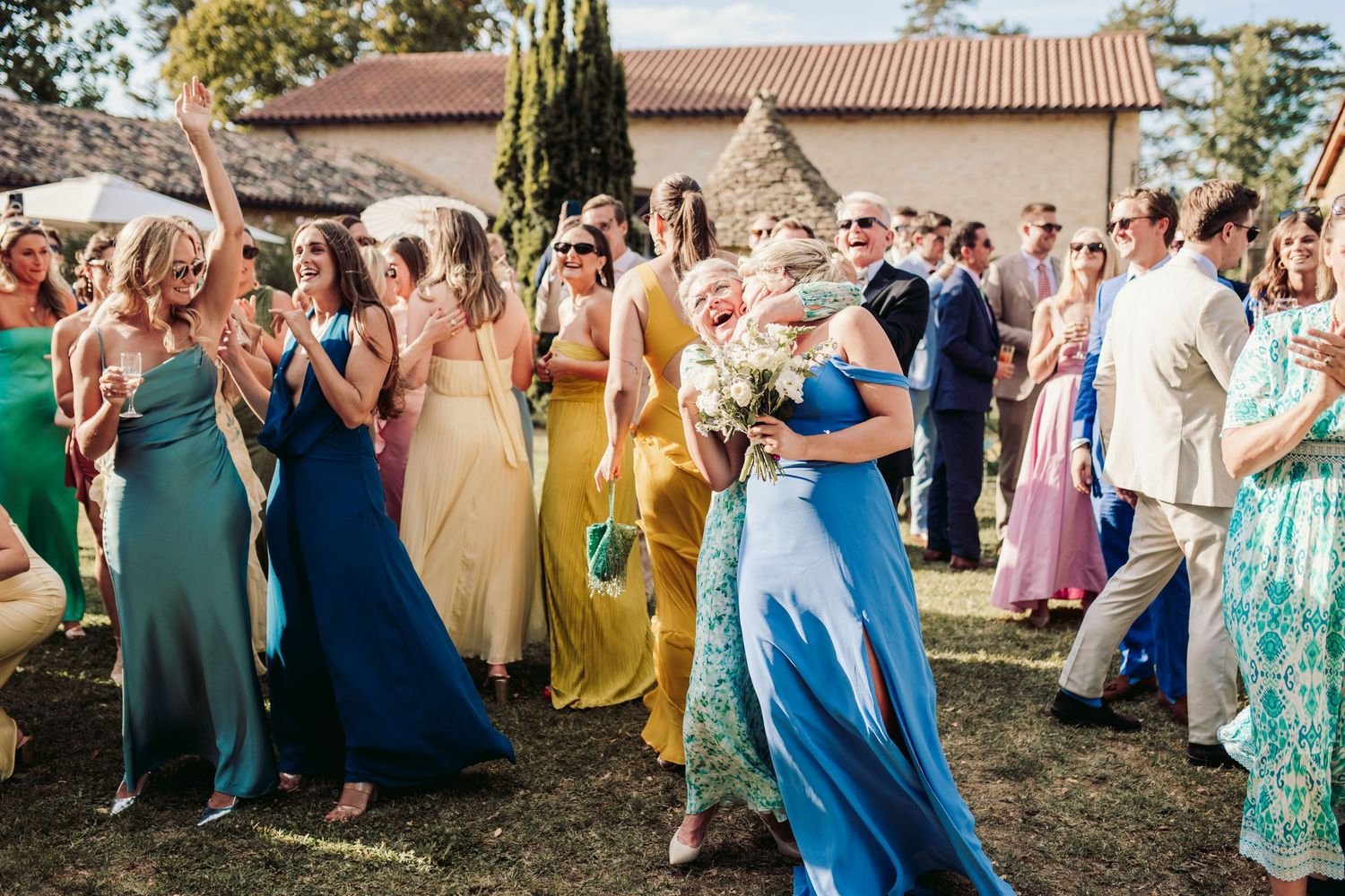 château de cazenac wedding venue in the heart of the Dordogne Valley, south-west France, which was the back drop for this couples wedding