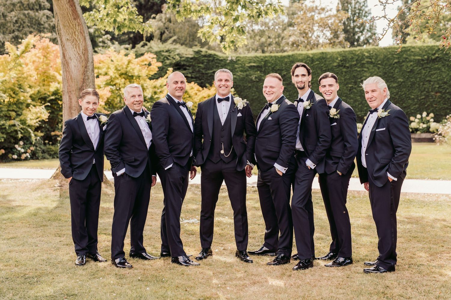 Beautiful wedding at Gaynes Park, Essex, featuring rustic barns, stunning gardens, and romantic outdoor photography in a picturesque setting