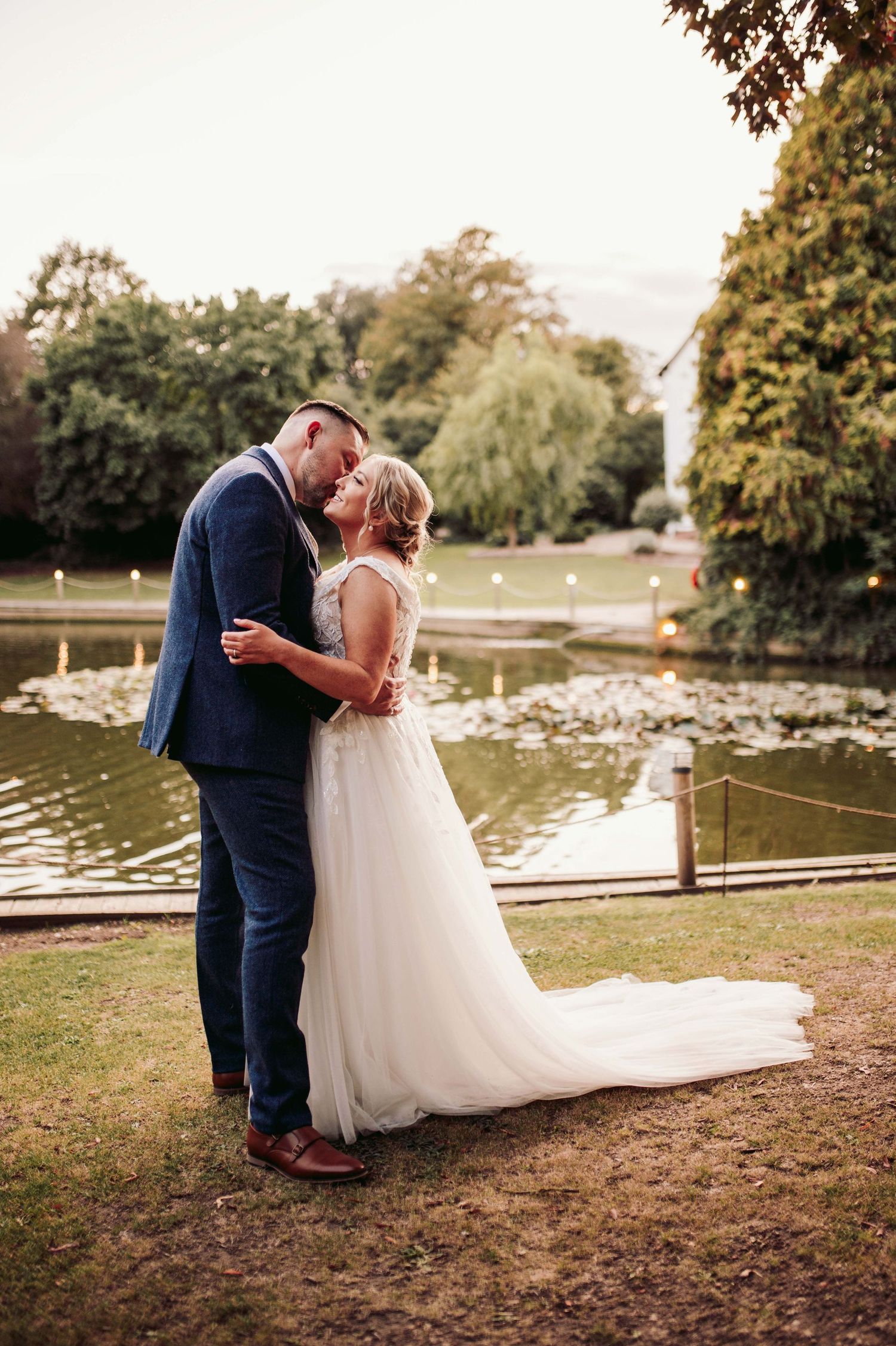 Outdoor wedding ceremony at East Mersea Hall photographer, Wedding venue Mersea Island