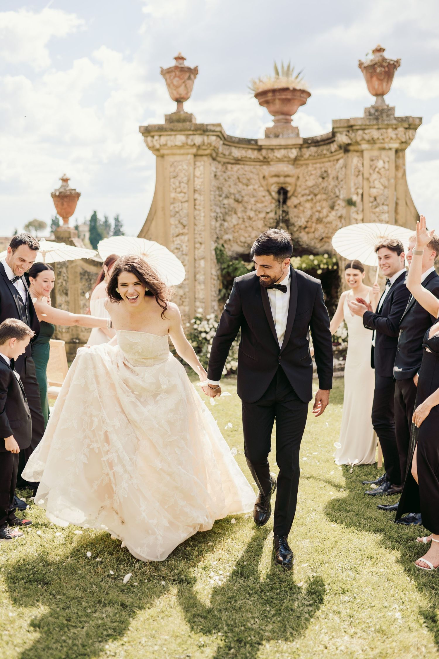 villa medicea di lilliano which was the back drop for this couples wedding, Florence Tuscany Italy wedding destination wedding