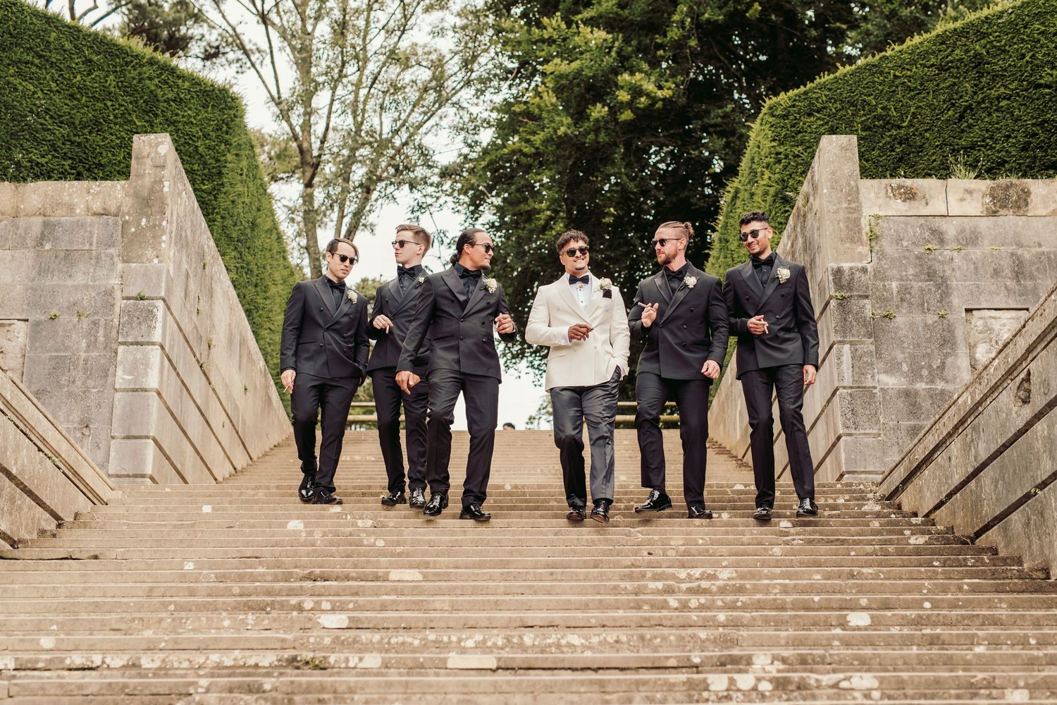 Port Lympne Wedding Photographer capturing romantic moments amidst the stunning wildlife and scenic beauty of Port Lympne Wild Animal Park