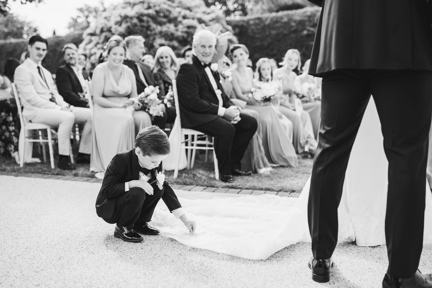 Beautiful wedding at Gaynes Park, Essex, featuring rustic barns, stunning gardens, and romantic outdoor photography in a picturesque setting