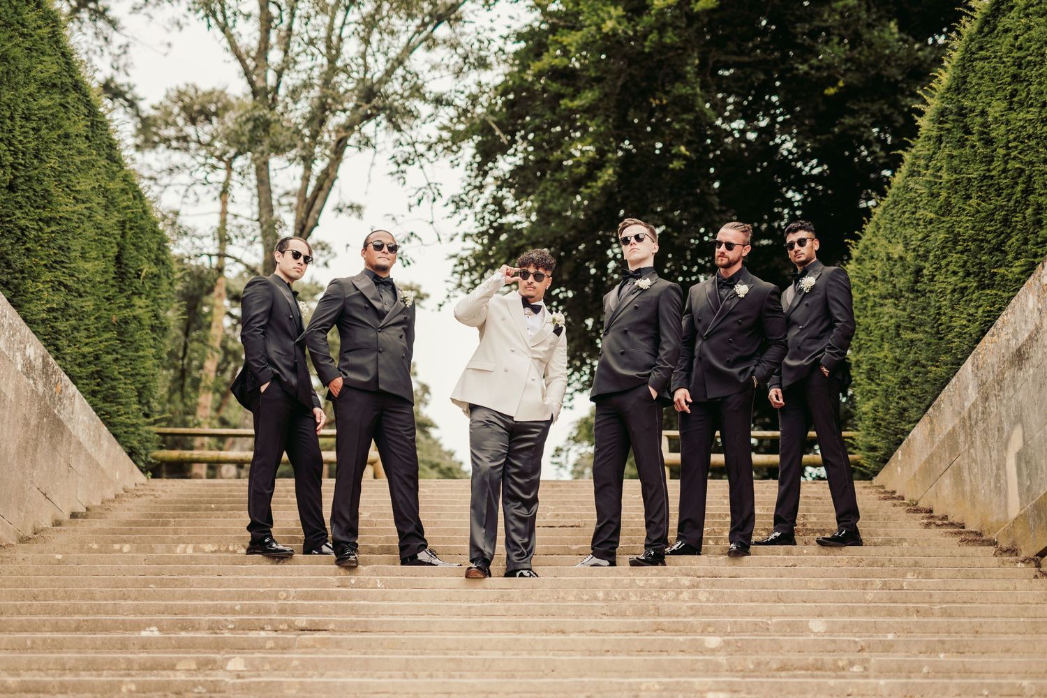 Port Lympne Wedding Photographer capturing romantic moments amidst the stunning wildlife and scenic beauty of Port Lympne Wild Animal Park