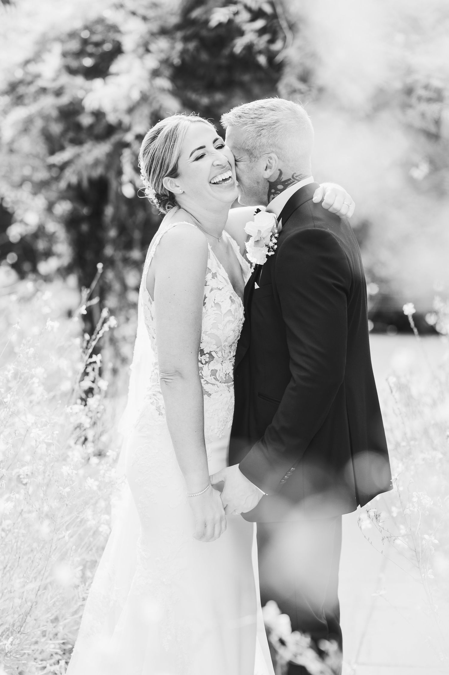 Beautiful wedding at Gaynes Park, Essex, featuring rustic barns, stunning gardens, and romantic outdoor photography in a picturesque setting