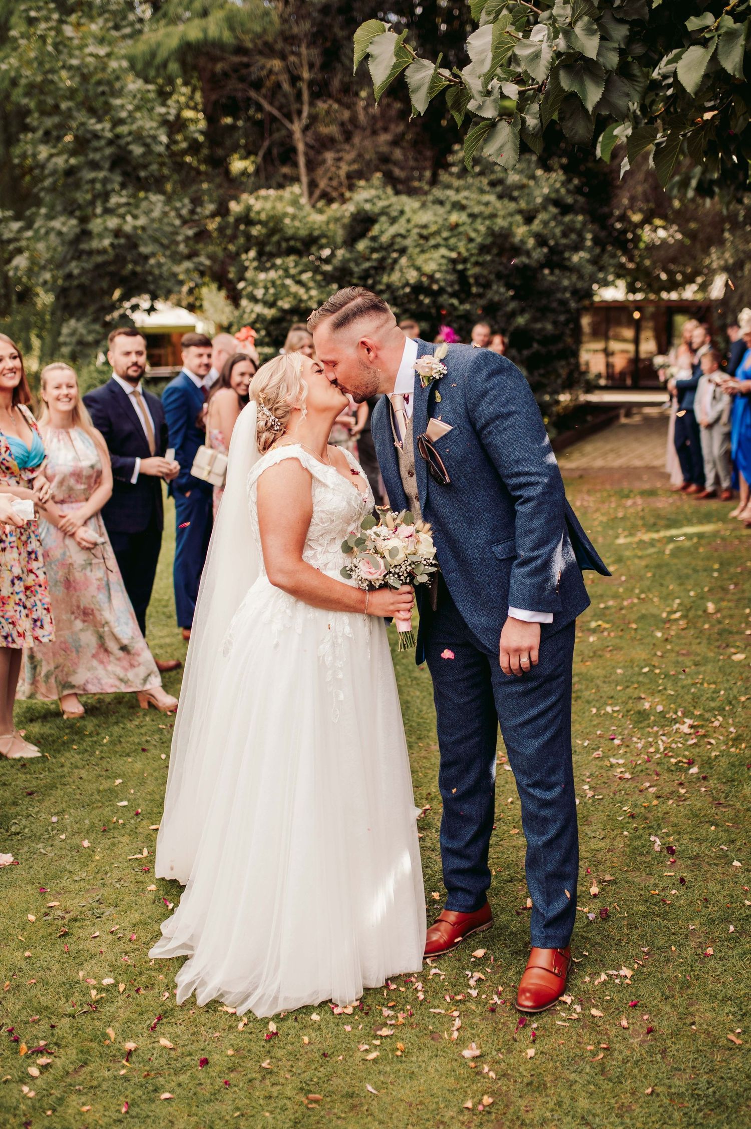Outdoor wedding ceremony at East Mersea Hall photographer, Wedding venue Mersea Island