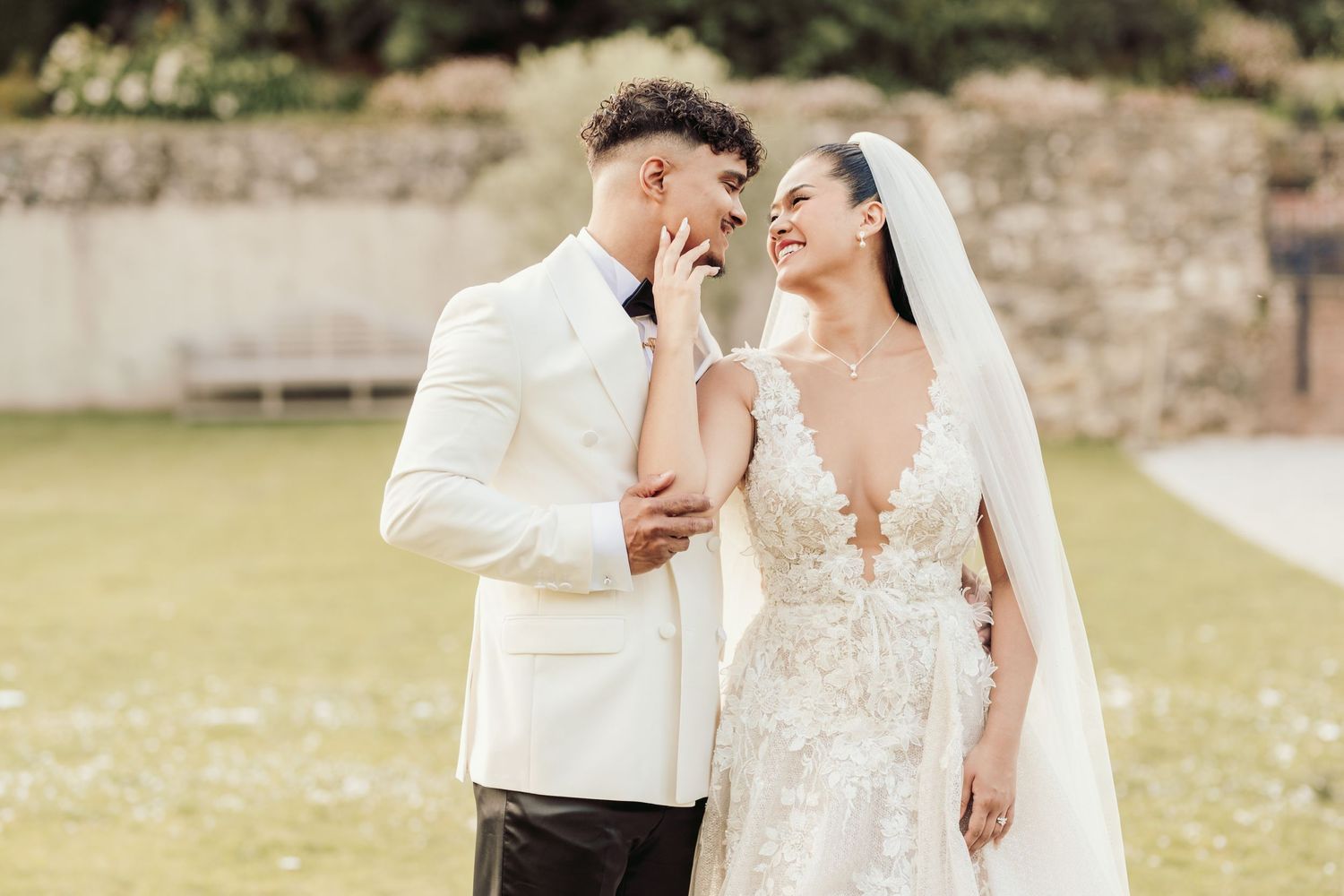 Port Lympne Wedding Photographer capturing romantic moments amidst the stunning wildlife and scenic beauty of Port Lympne Wild Animal Park