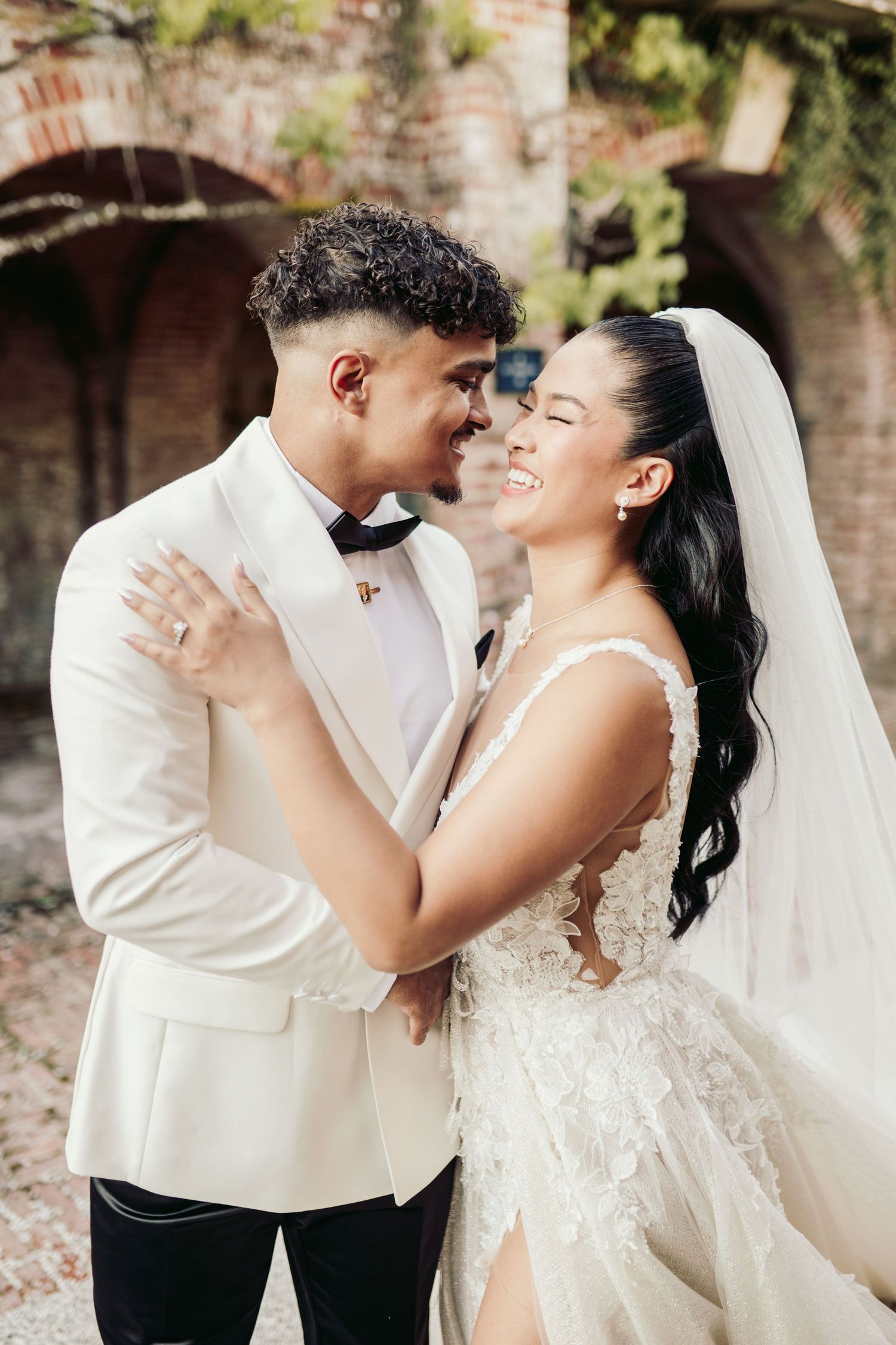 Port Lympne Wedding Photographer capturing romantic moments amidst the stunning wildlife and scenic beauty of Port Lympne Wild Animal Park