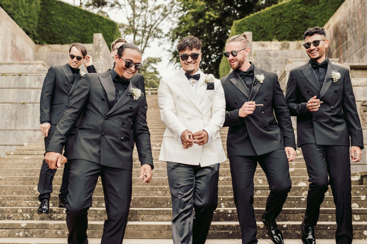 Port Lympne Wedding Photographer capturing romantic moments amidst the stunning wildlife and scenic beauty of Port Lympne Wild Animal Park
