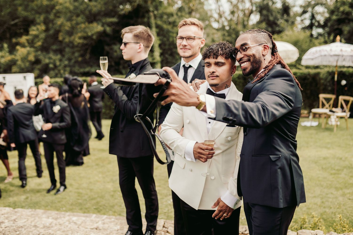 Port Lympne Wedding Photographer capturing romantic moments amidst the stunning wildlife and scenic beauty of Port Lympne Wild Animal Park