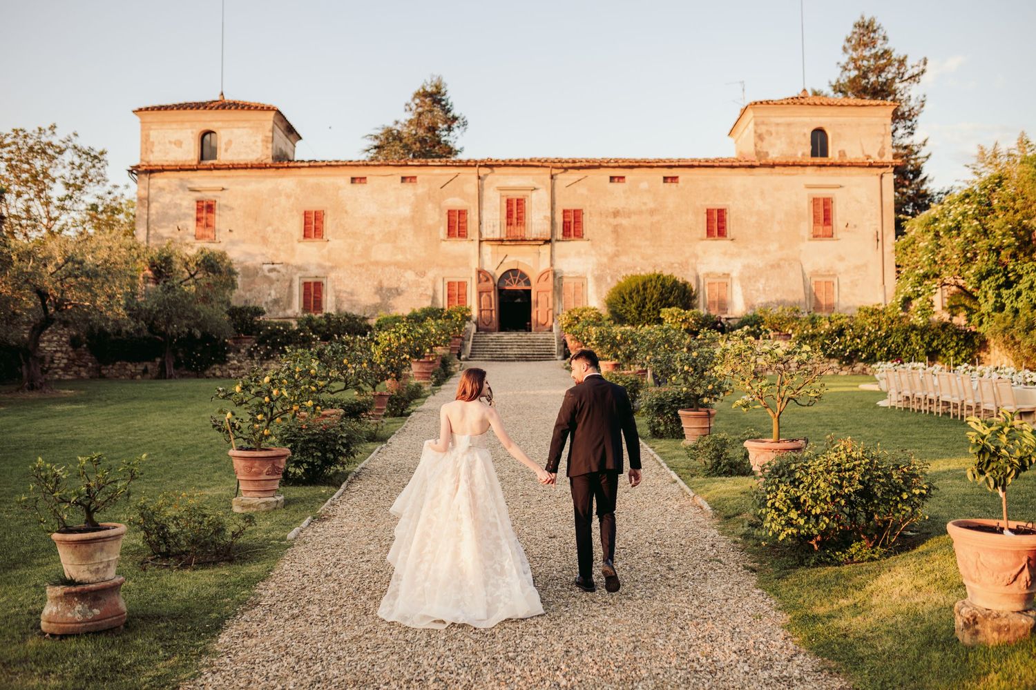 villa medicea di lilliano which was the back drop for this couples wedding, Florence Tuscany Italy wedding destination wedding